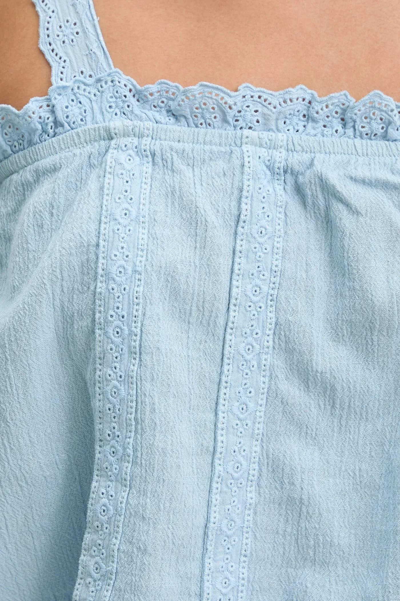 Хлопковая блузка и шорты - фото 6