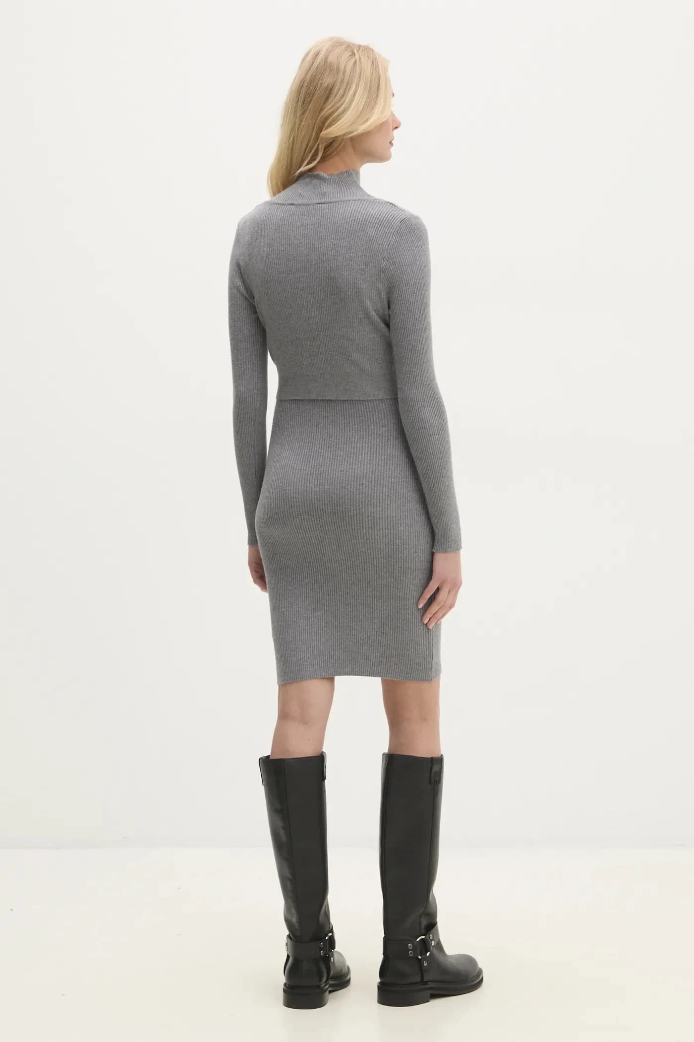 Платье и кардиган - фото 3