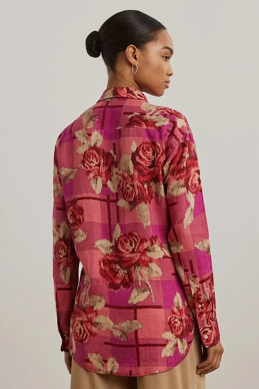 Льняная рубашка - фото 2