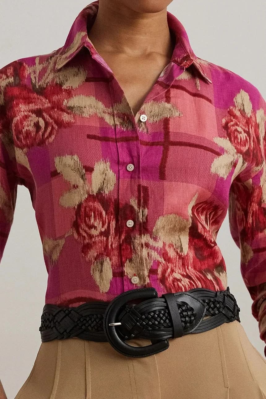 Льняная рубашка - фото 4