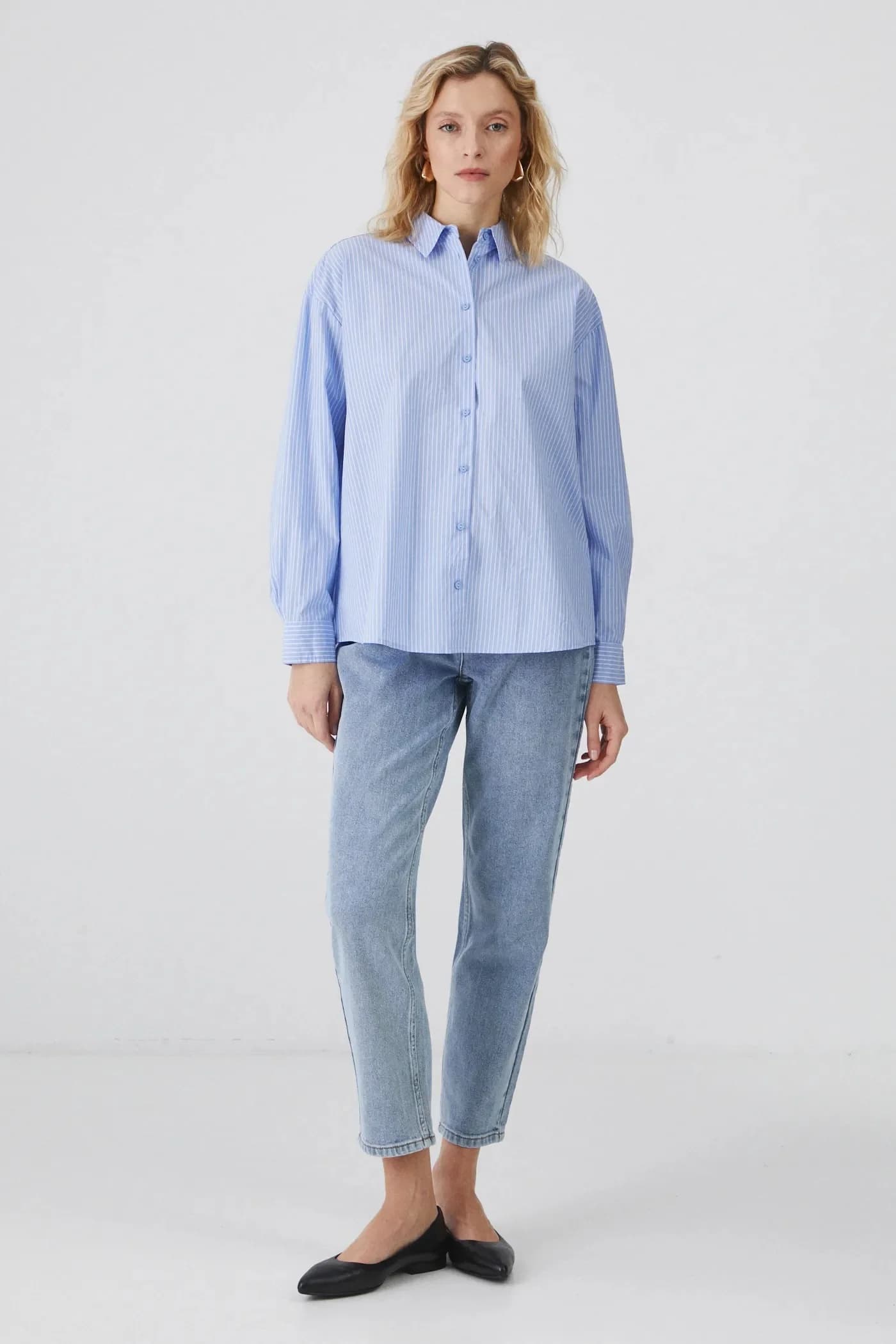 Хлопковая рубашка - фото 4