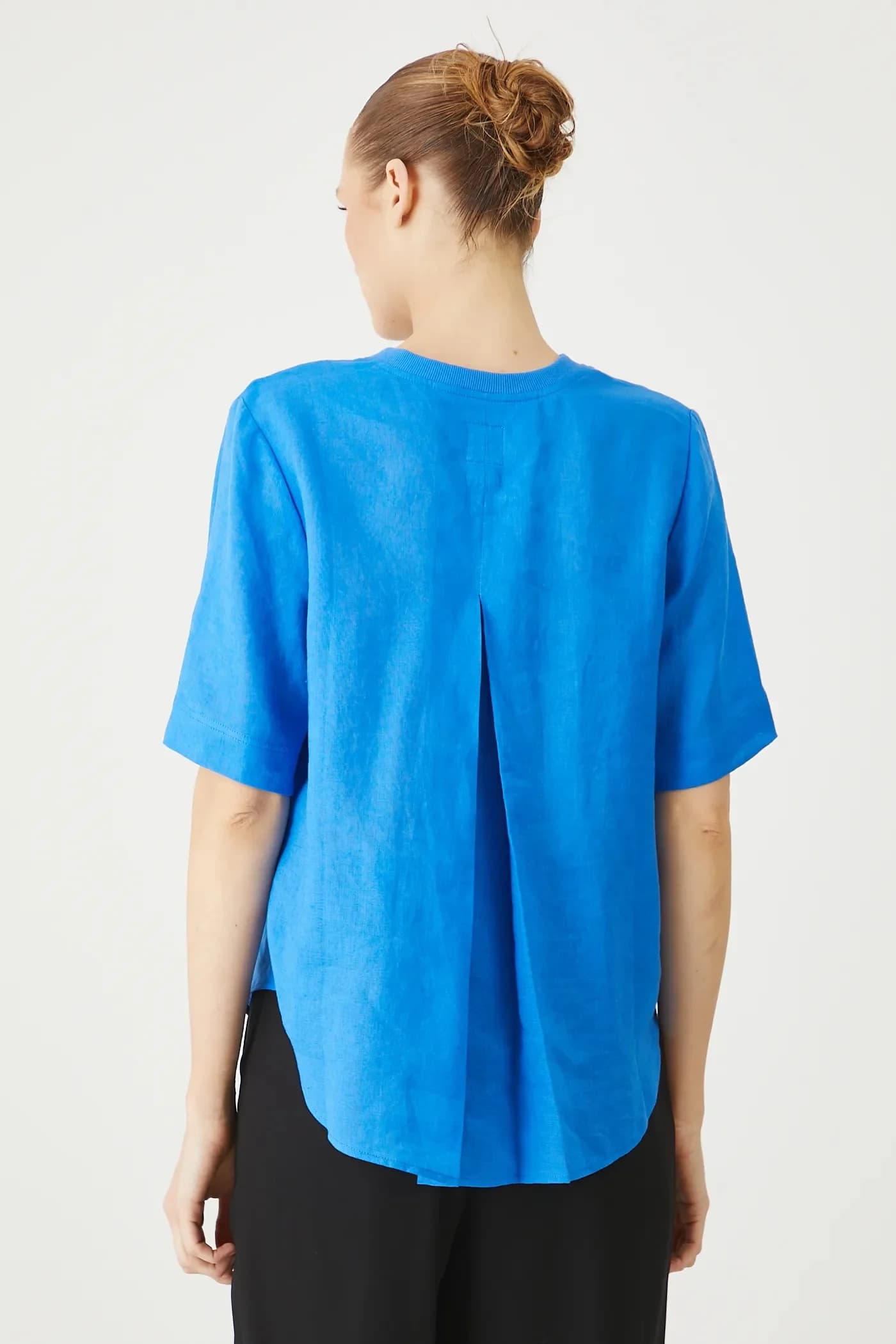 Льняная блузка - фото 3