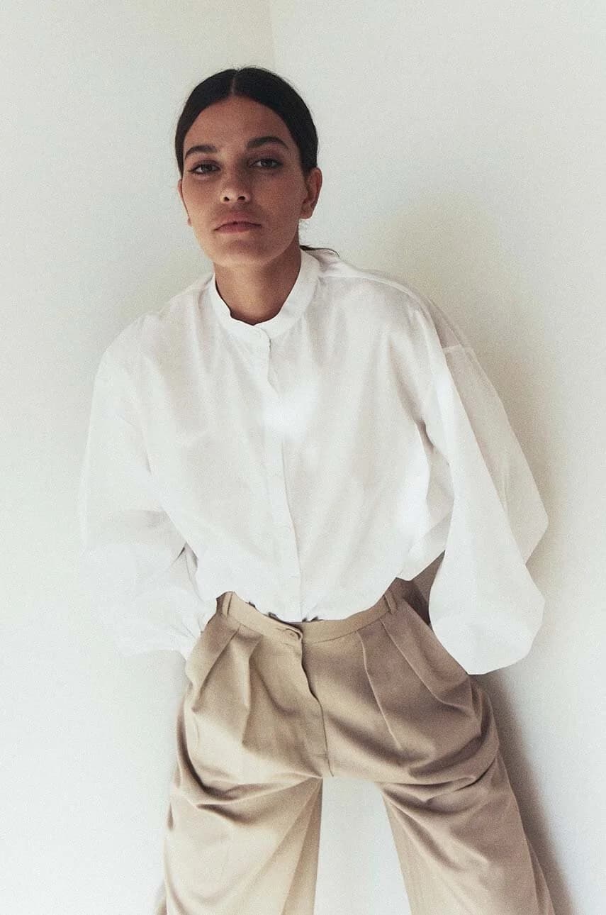 рубашка AMPLE из хлопка - фото 2