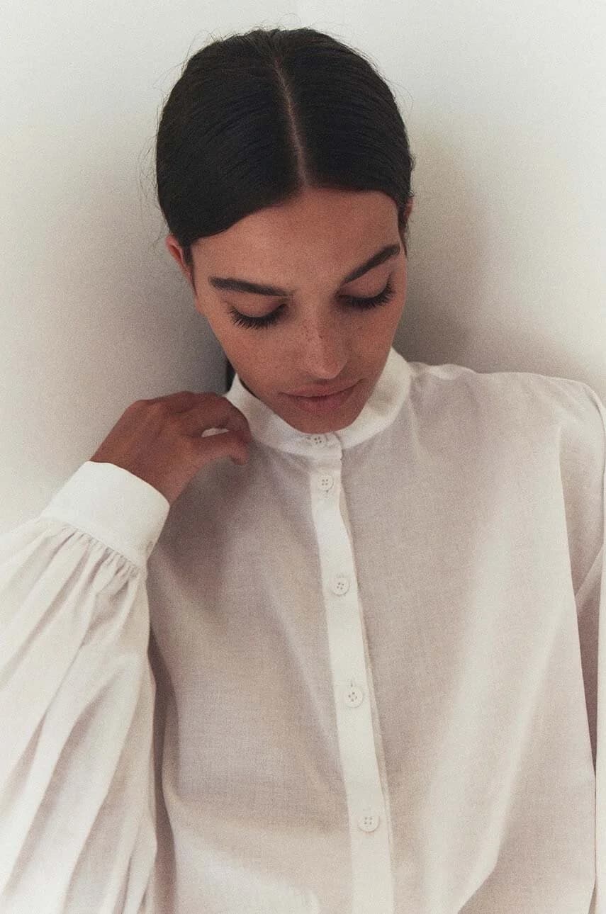 рубашка AMPLE из хлопка - фото 3