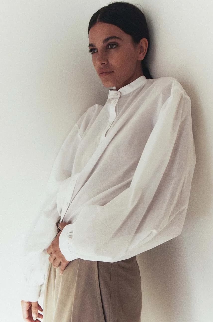 рубашка AMPLE из хлопка - фото 4