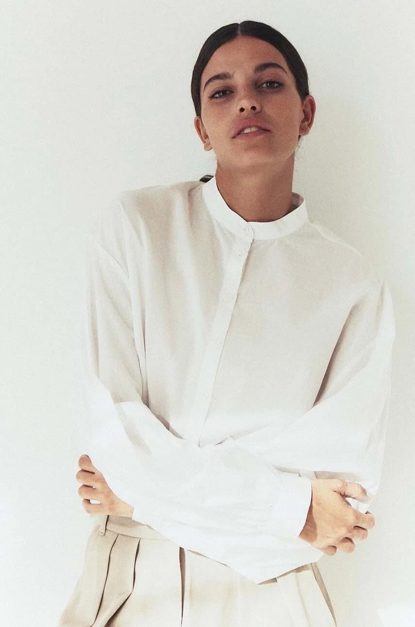 рубашка AMPLE из хлопка - фото 5