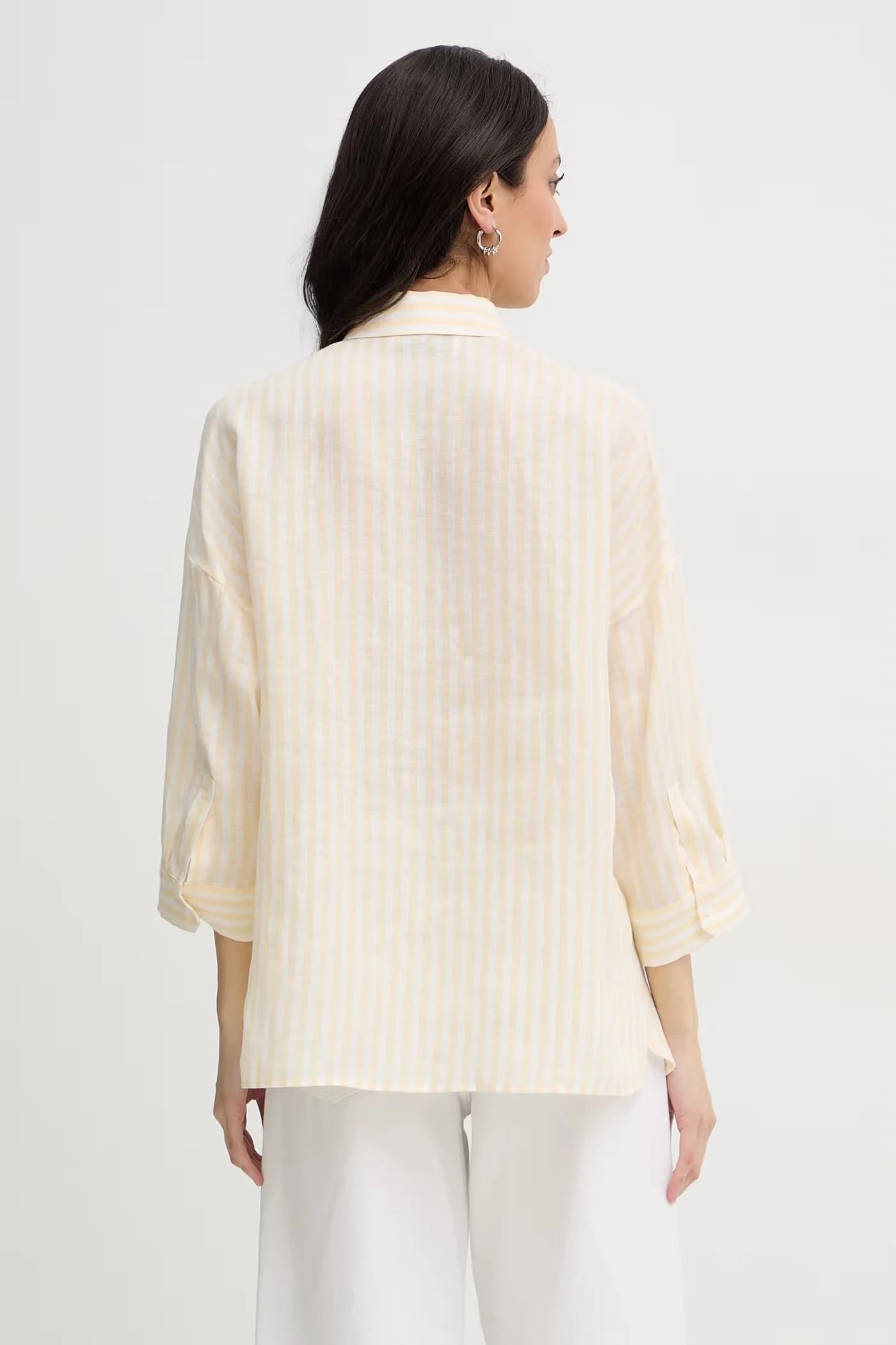 PANETTO льняная женская рубашка - фото 3