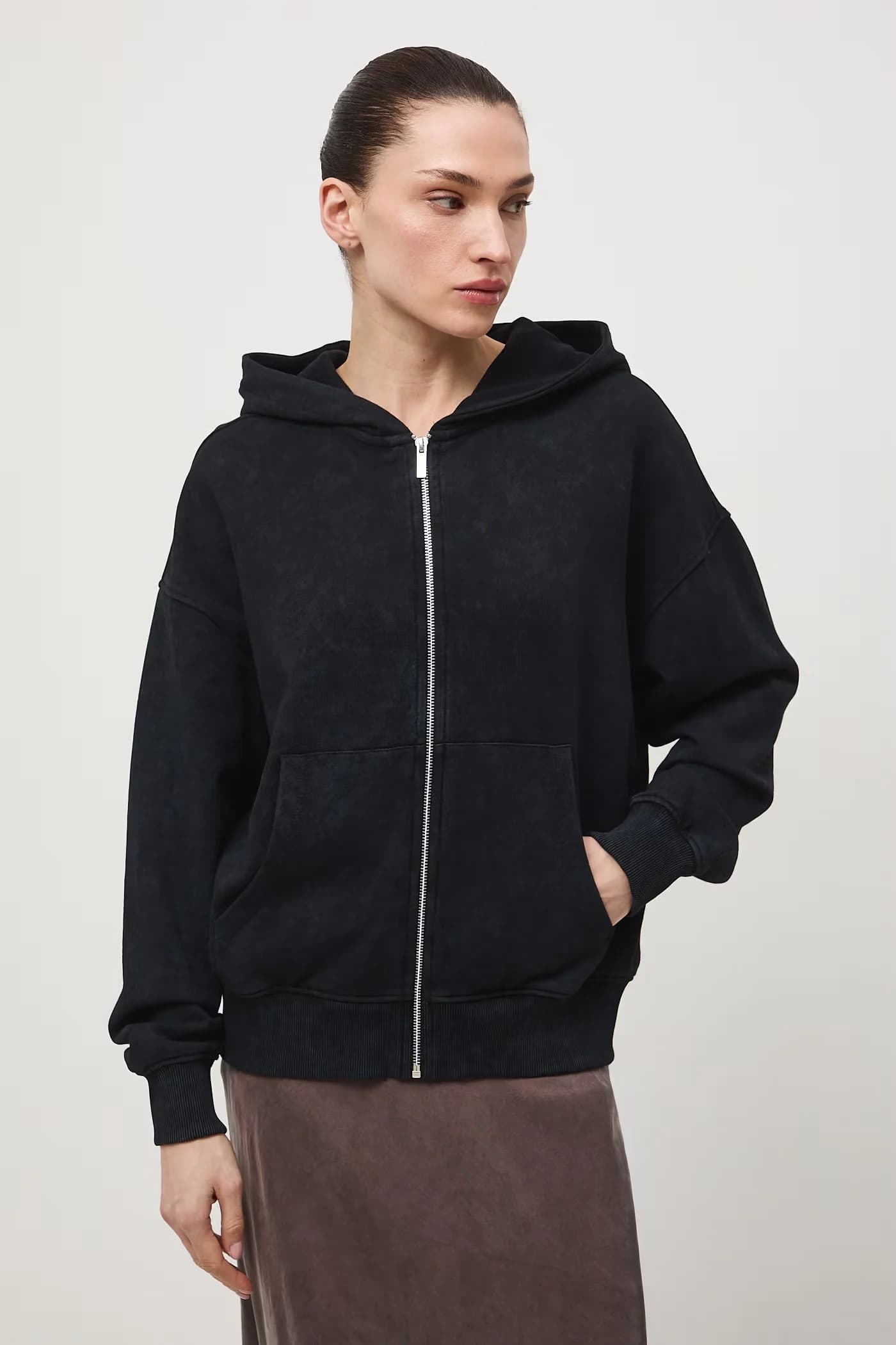 Женская хлопковая толстовка с капюшоном - фото 2