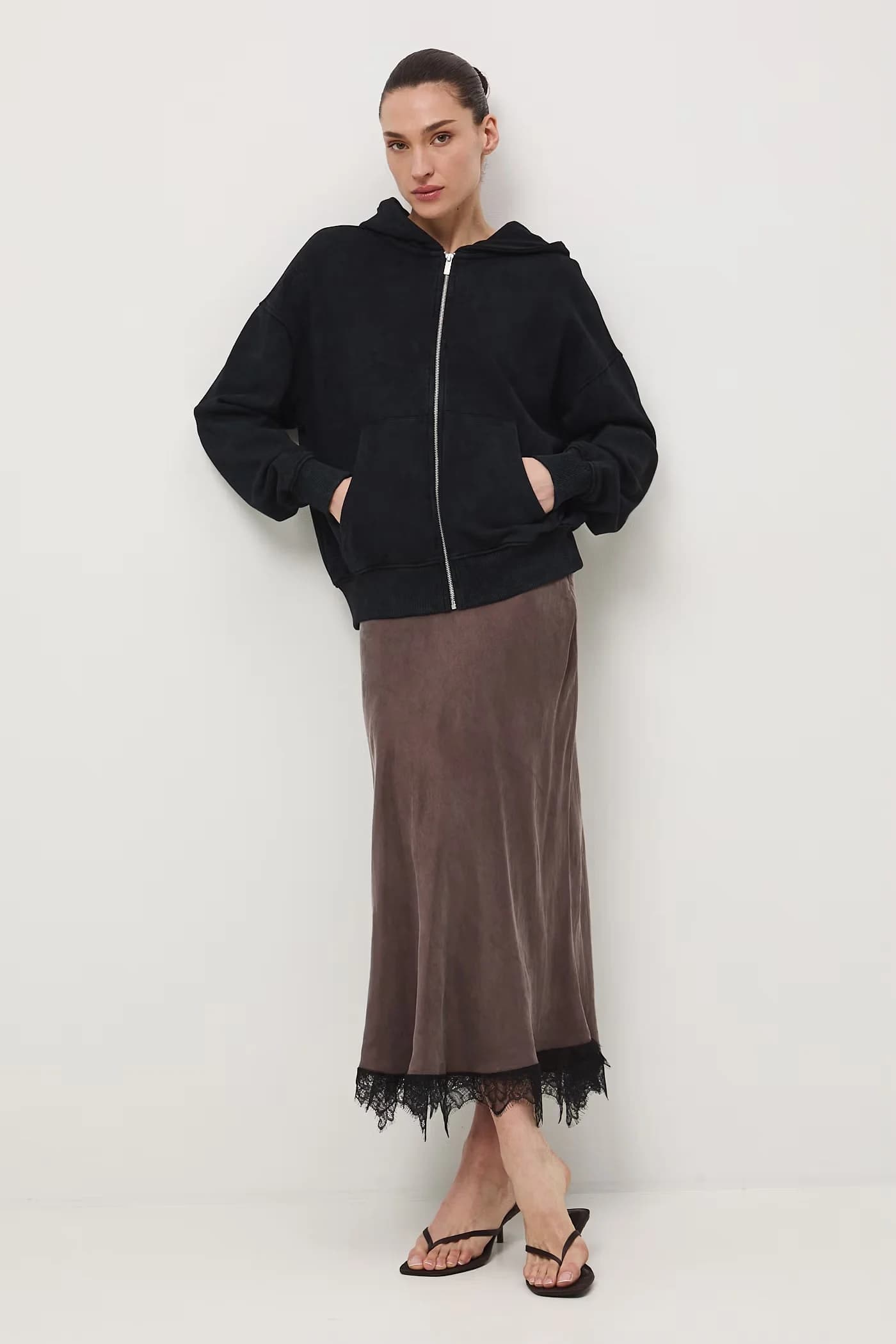 Женская хлопковая толстовка с капюшоном - фото 3