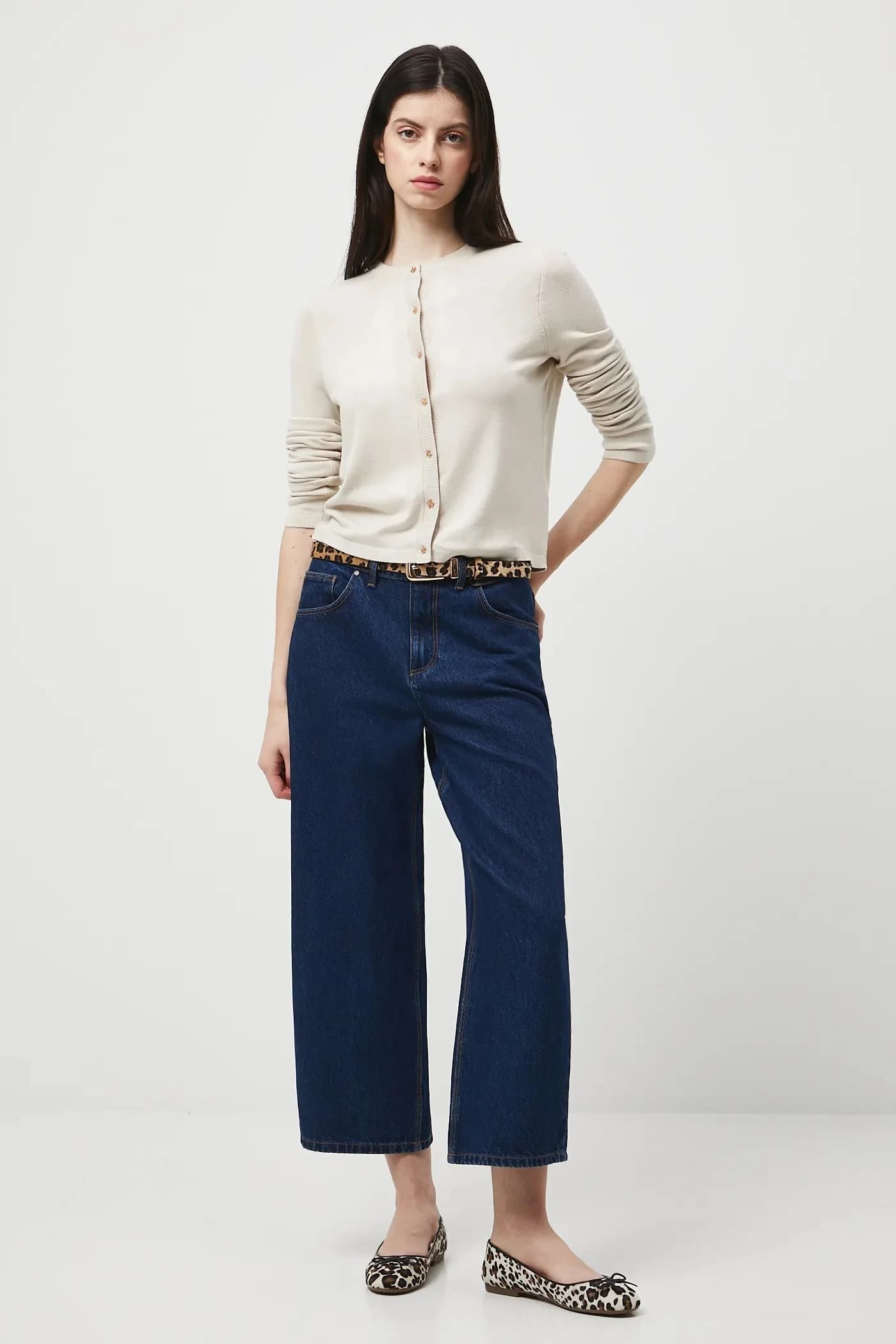 Хлопковые джинсы - фото 2