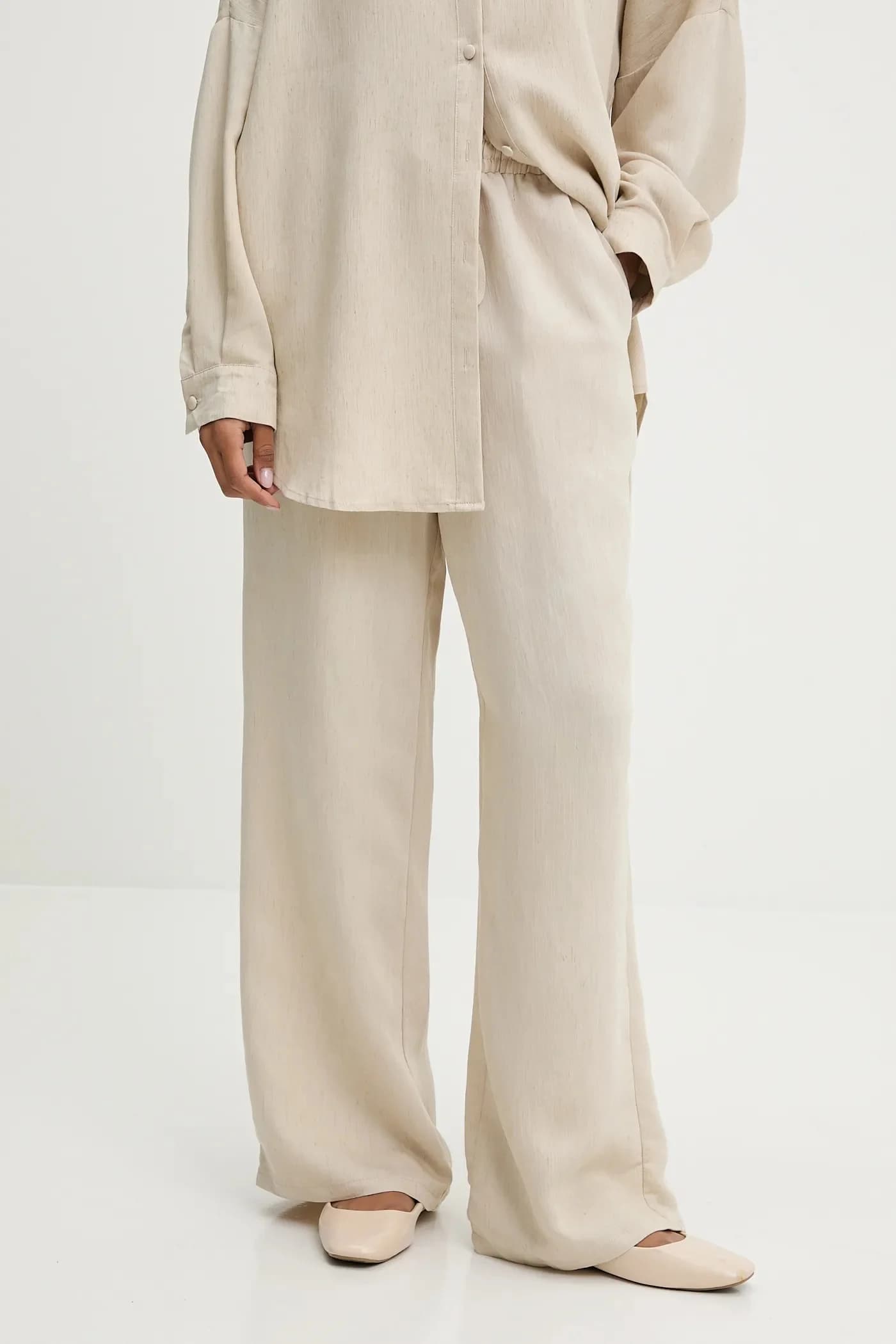 Льняная рубашка и брюки - фото 3