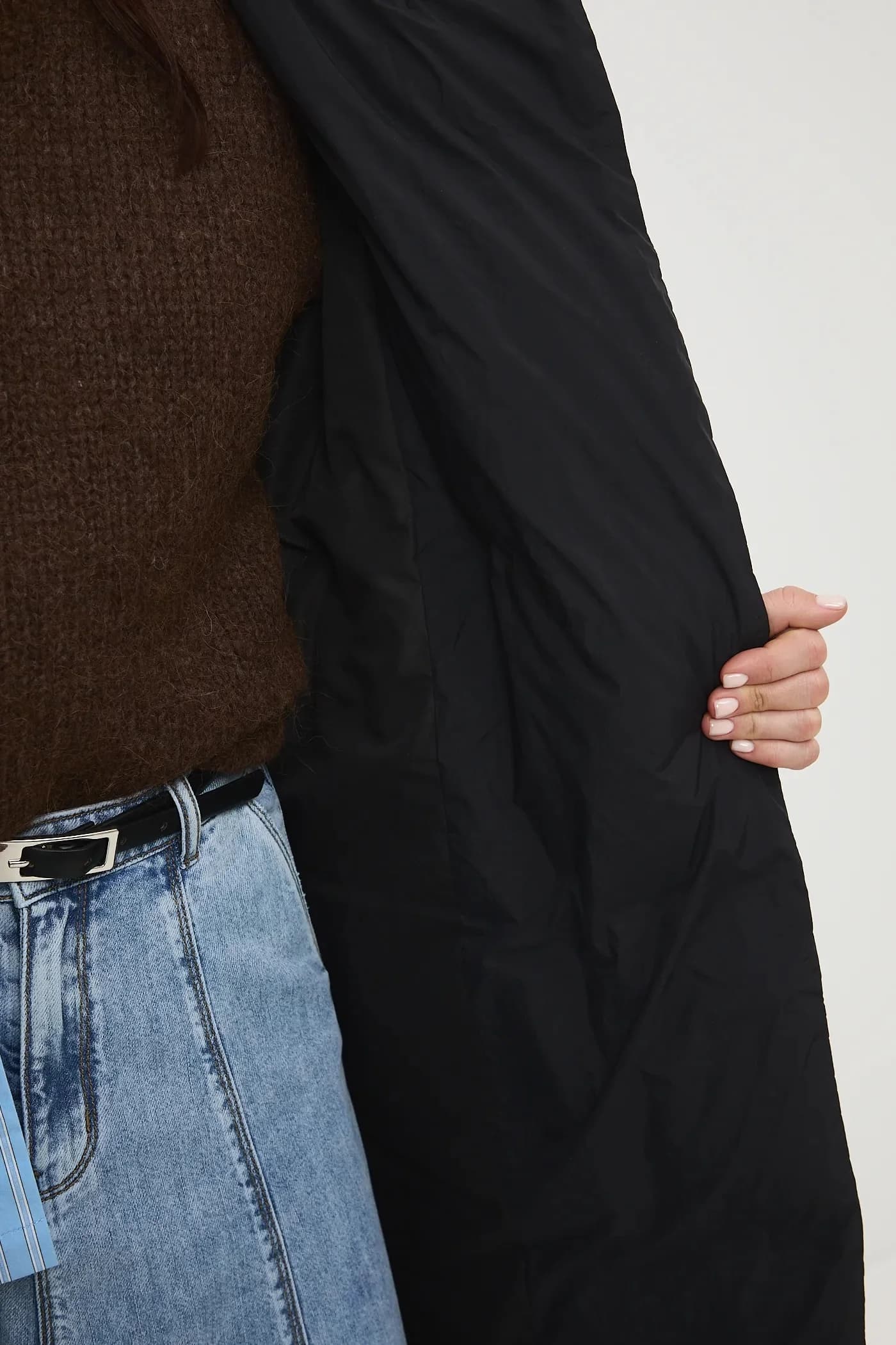 Пуховое пальто - фото 7