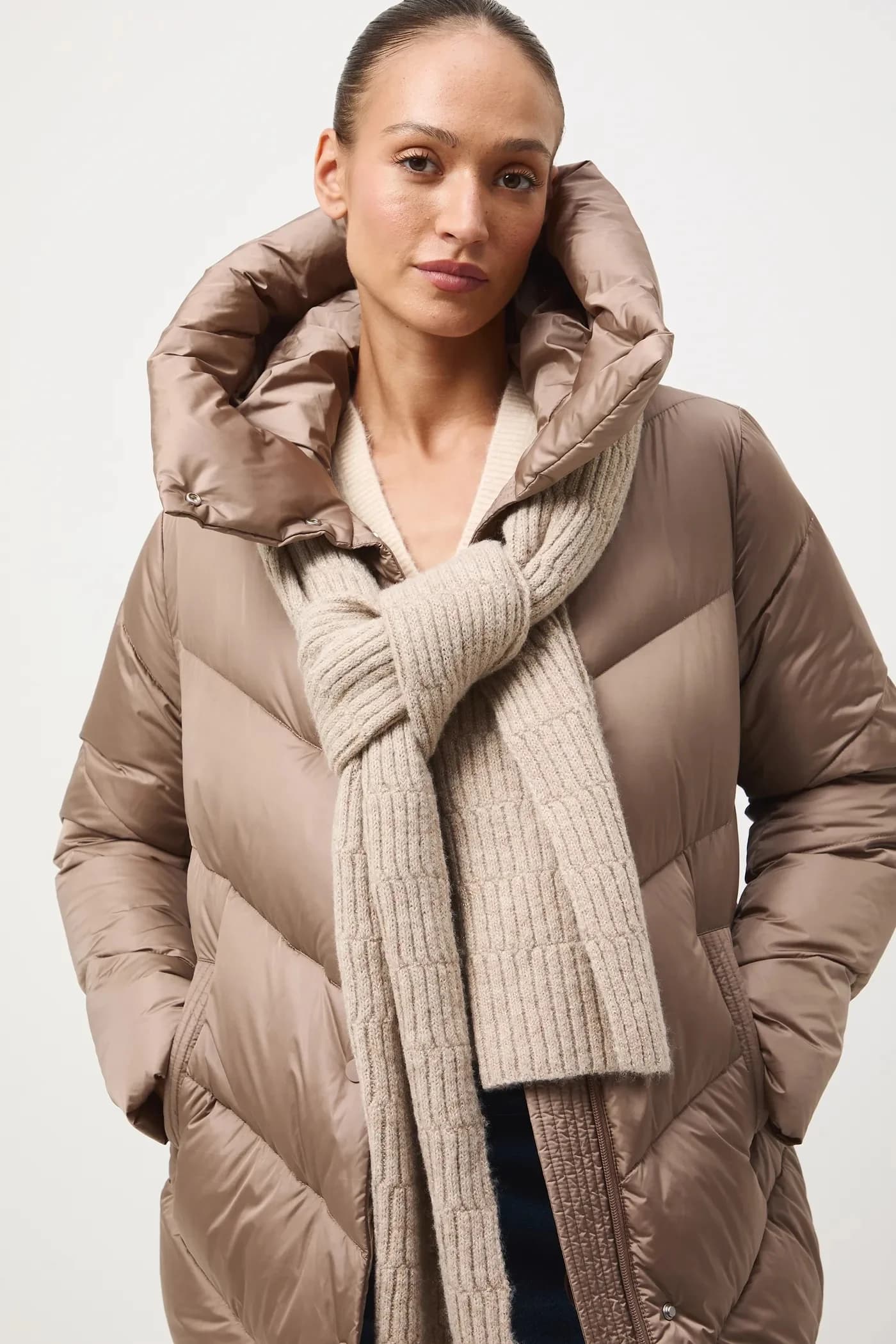 Пуховое пальто - фото 5