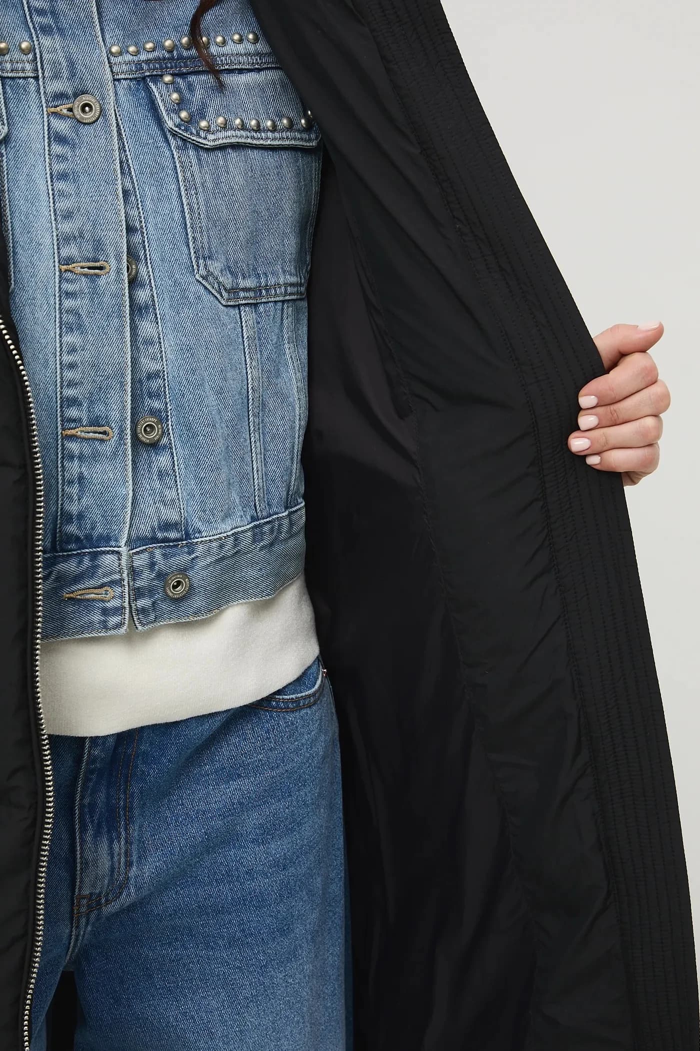 Пуховое пальто - фото 6