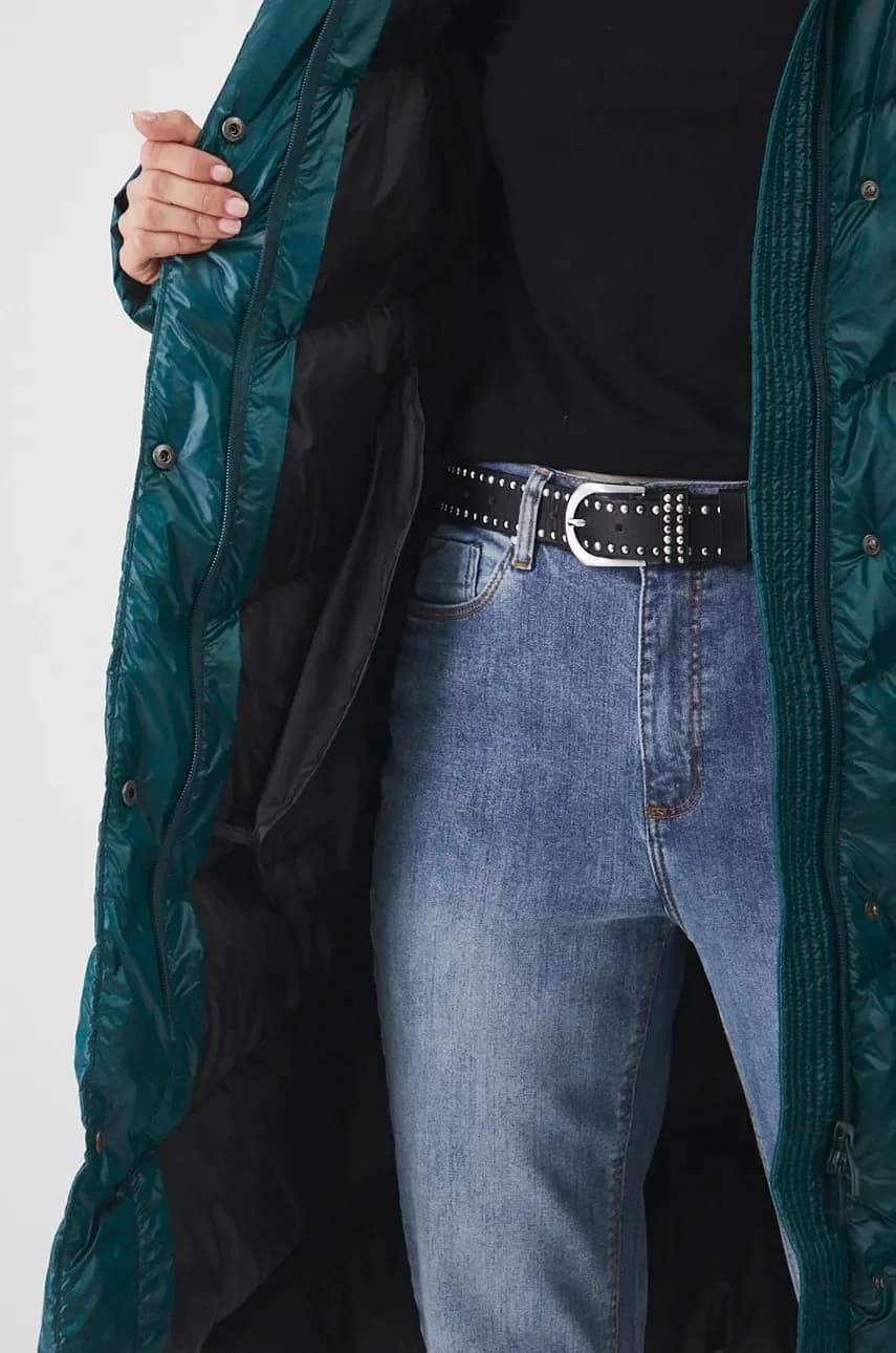 Пуховое пальто - фото 6