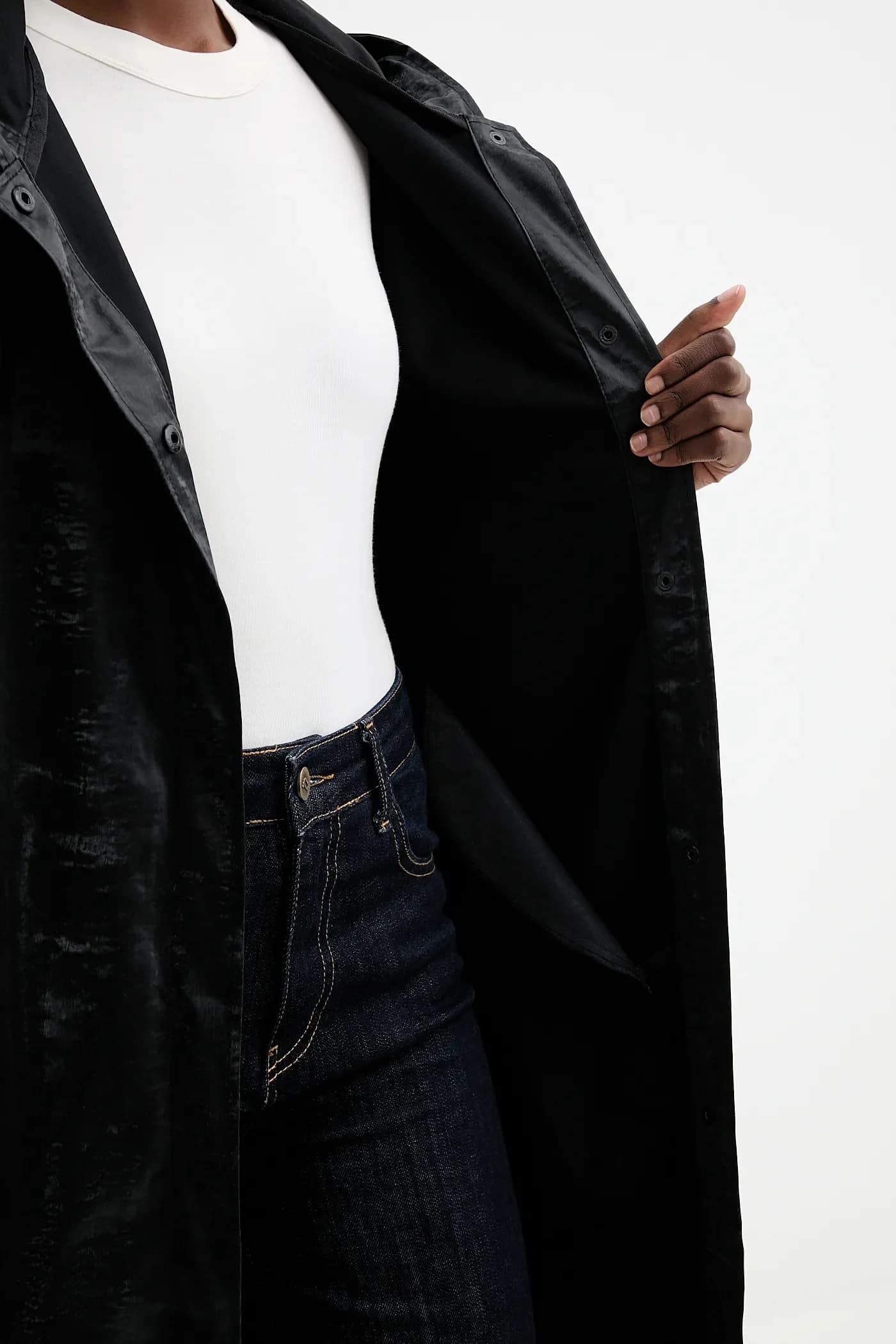 12040 Удлиненная куртка А-силуэта W - фото 7