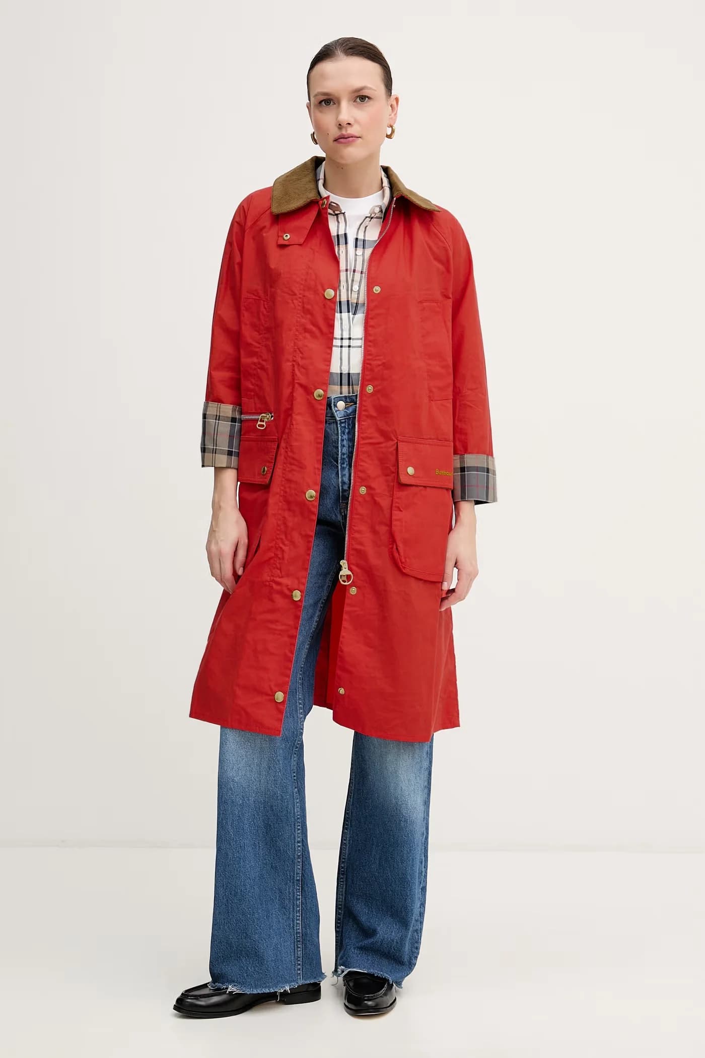 Hollington женская длинная хлопковая куртка