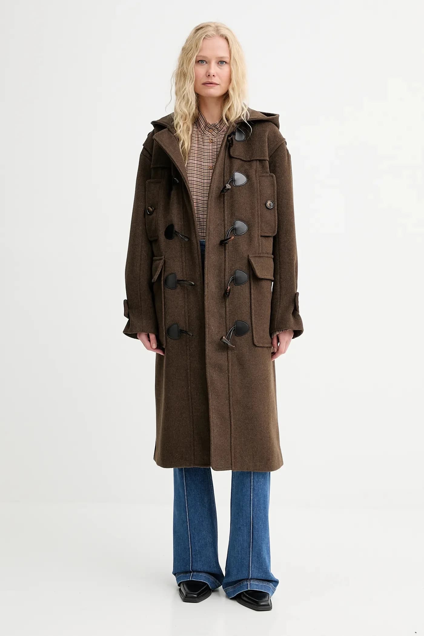 ЛЕВЕРНА шерстяное пальто - фото 2