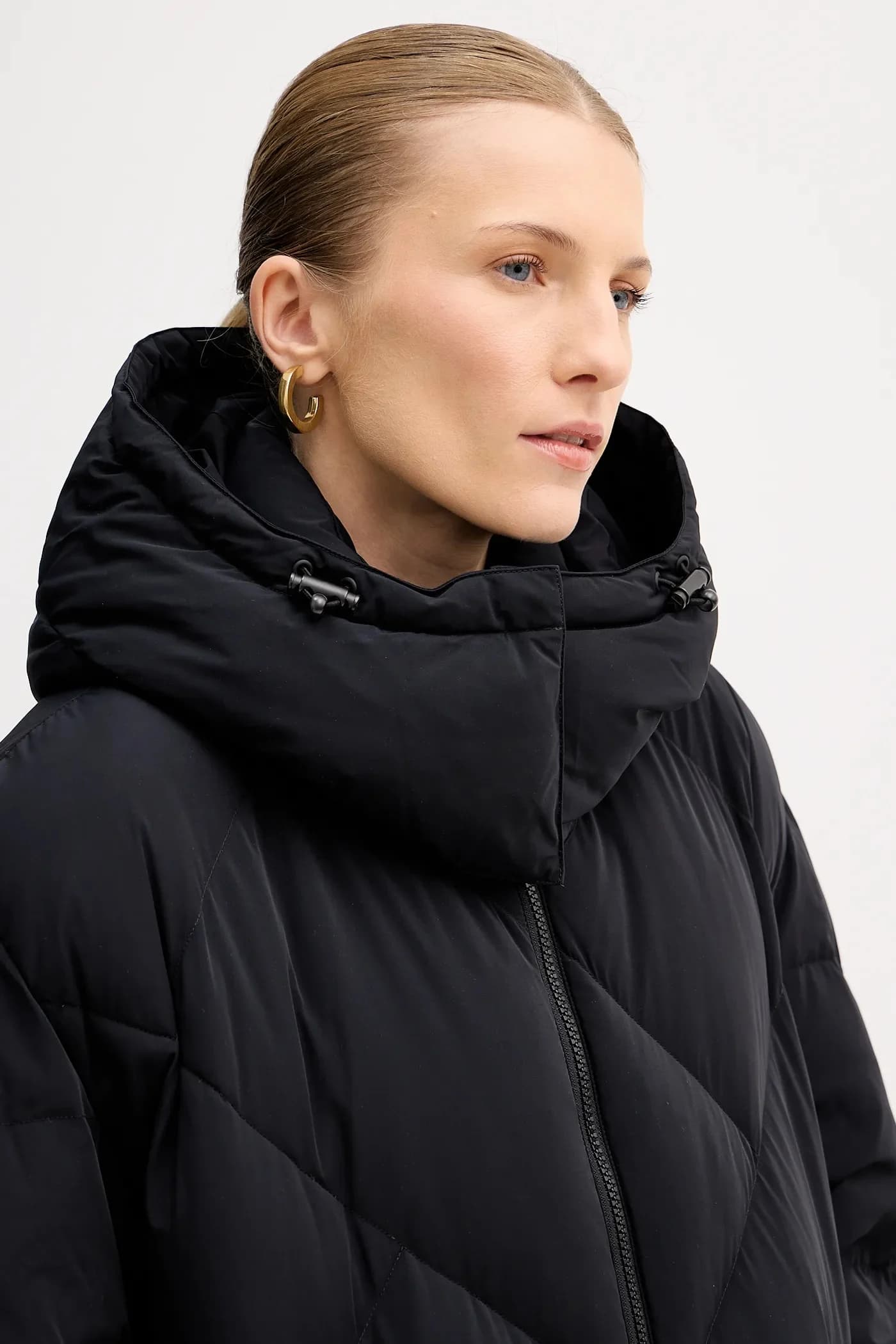 Длинный пуховик - фото 5