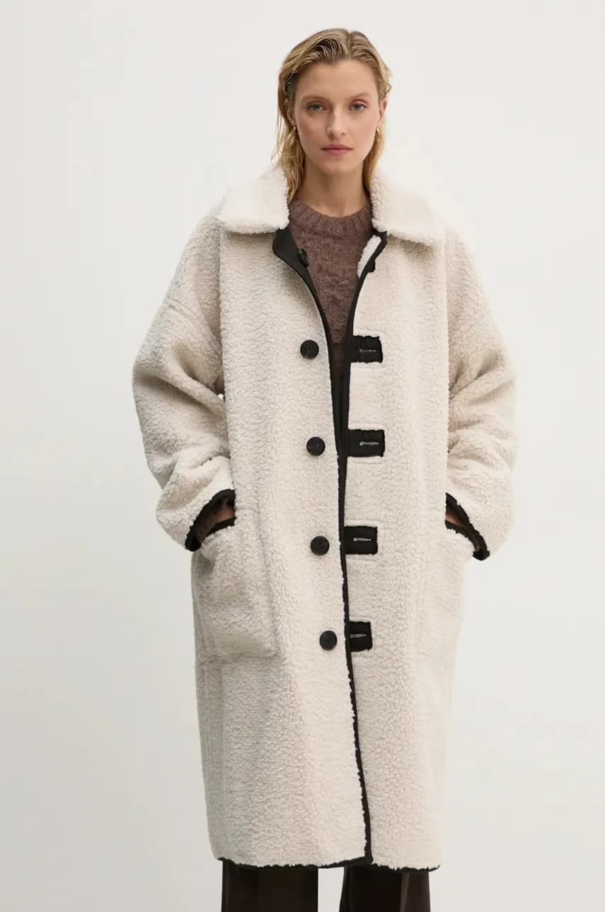 TIBUR полушерстяное пальто - фото 2