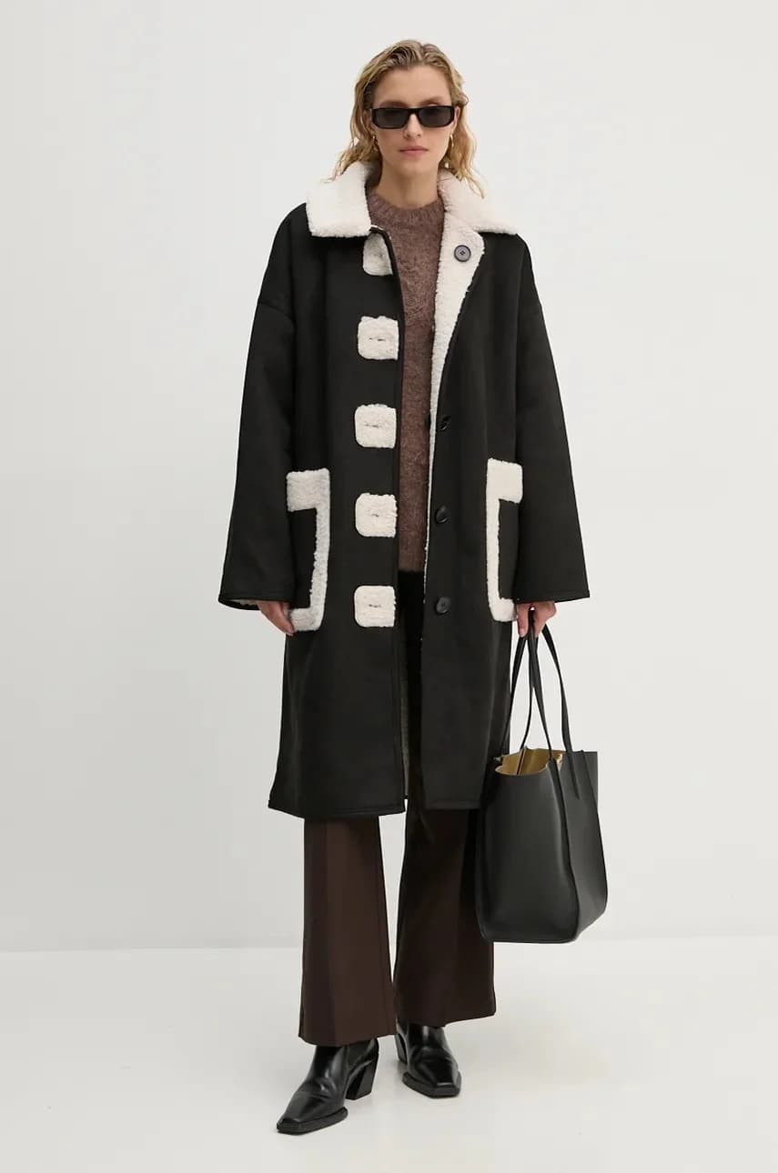 TIBUR полушерстяное пальто - фото 3