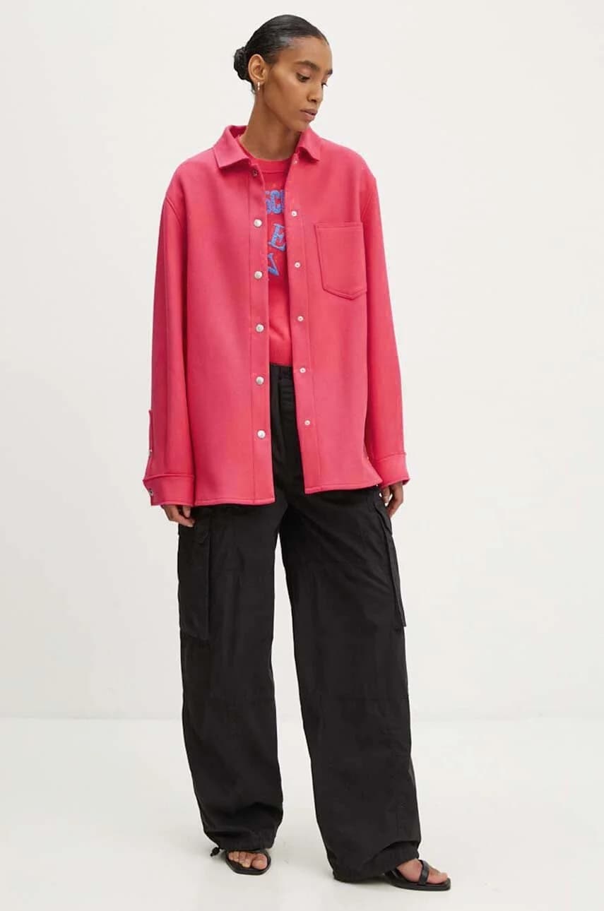 Шерстяная куртка-рубашка - фото 2