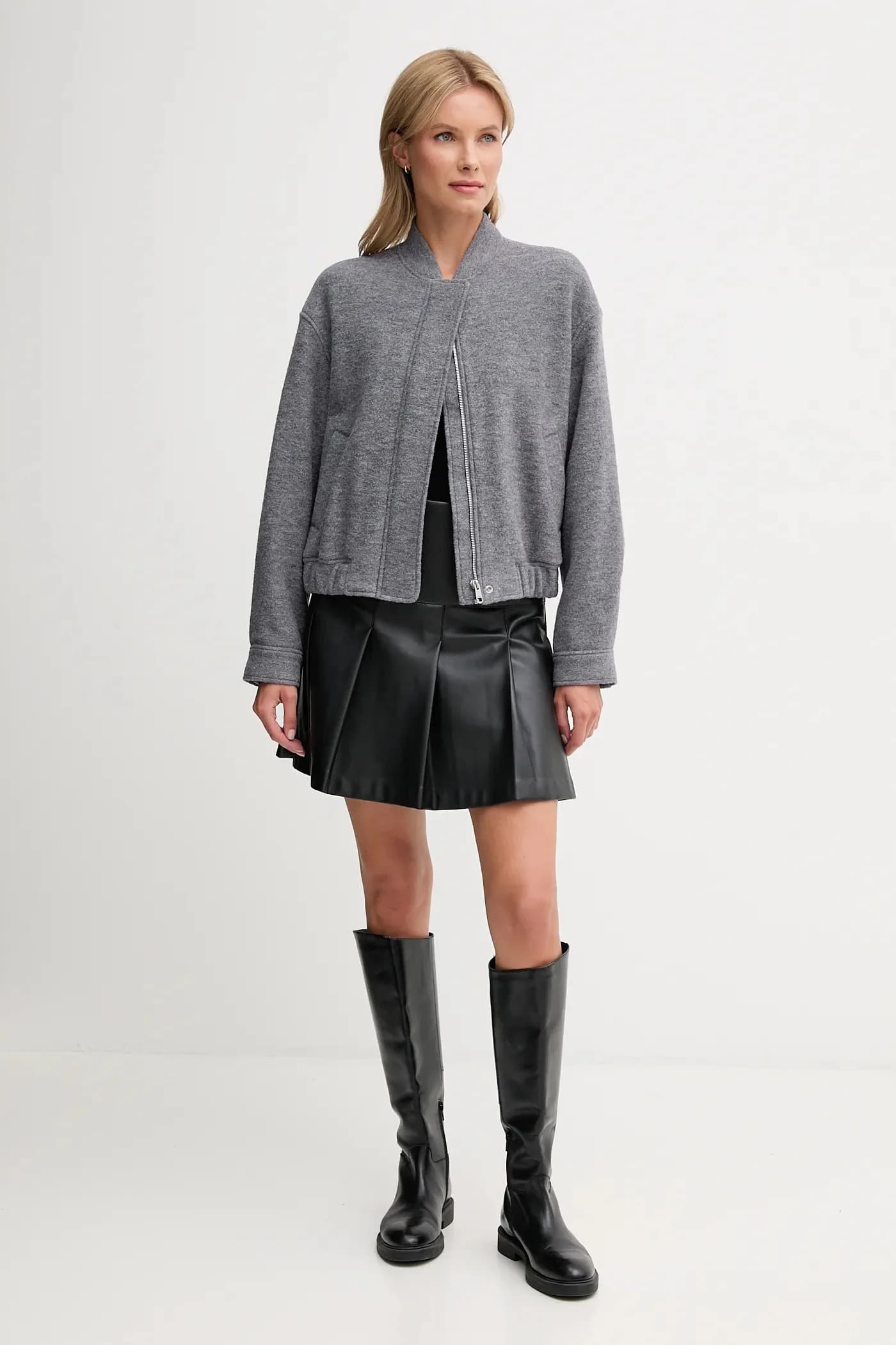 Куртка из смесовой шерсти - фото 2