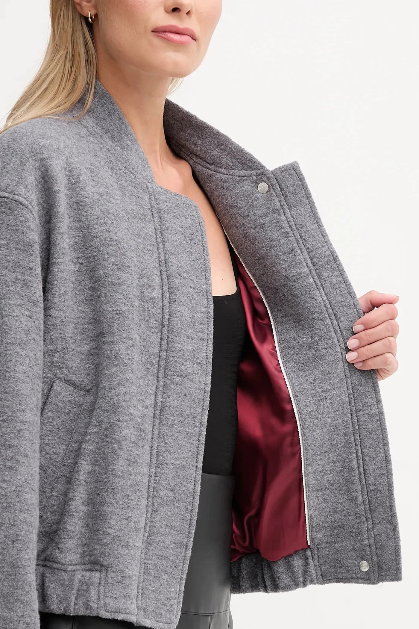 Куртка из смесовой шерсти - фото 7