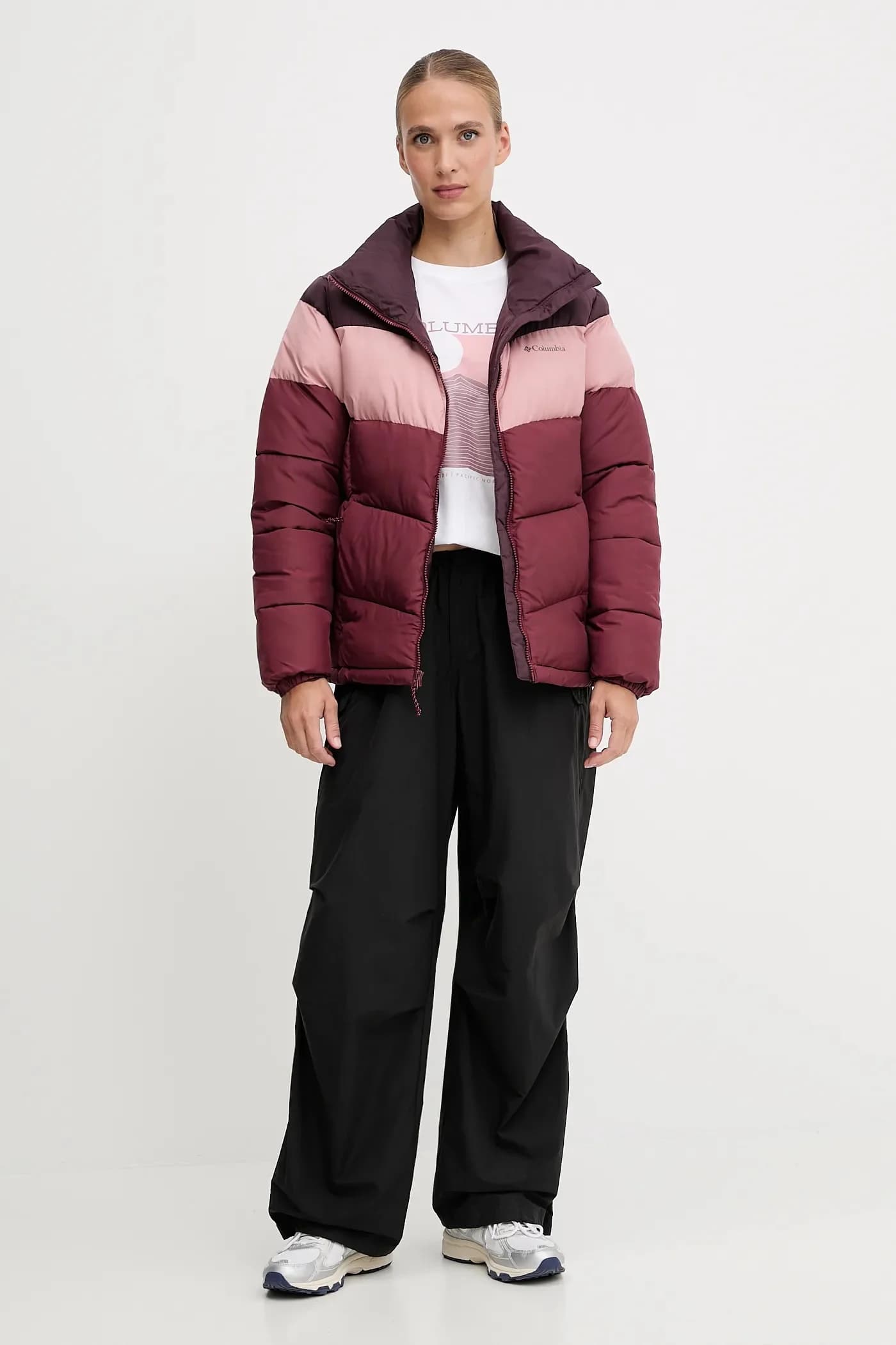 Пуховая куртка Colorblock - фото 2