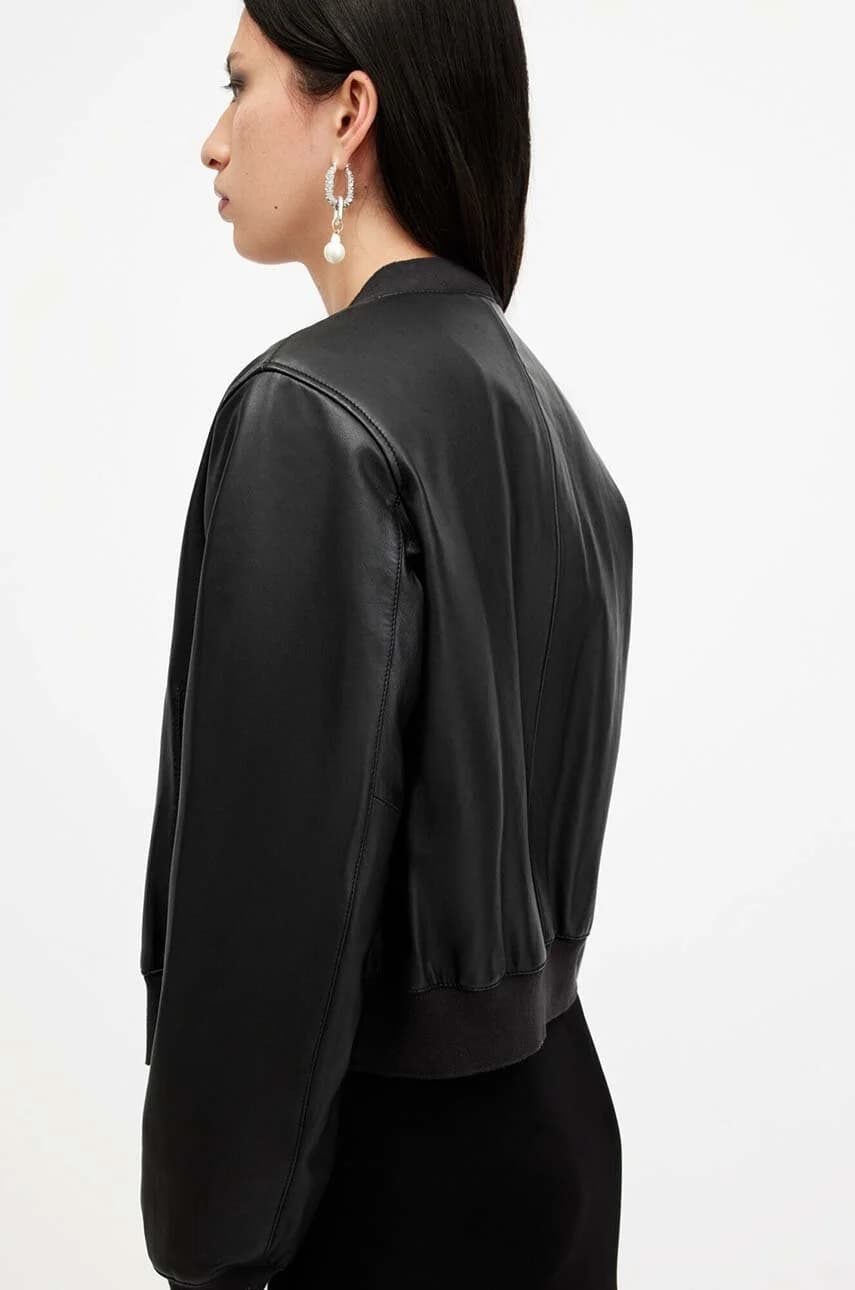 ORTEN BOMBER JACKET кожаная куртка - фото 4