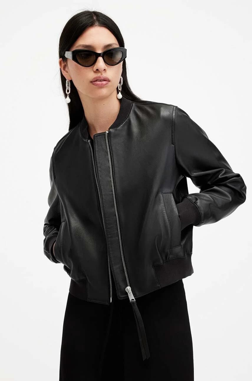 ORTEN BOMBER JACKET кожаная куртка - фото 5
