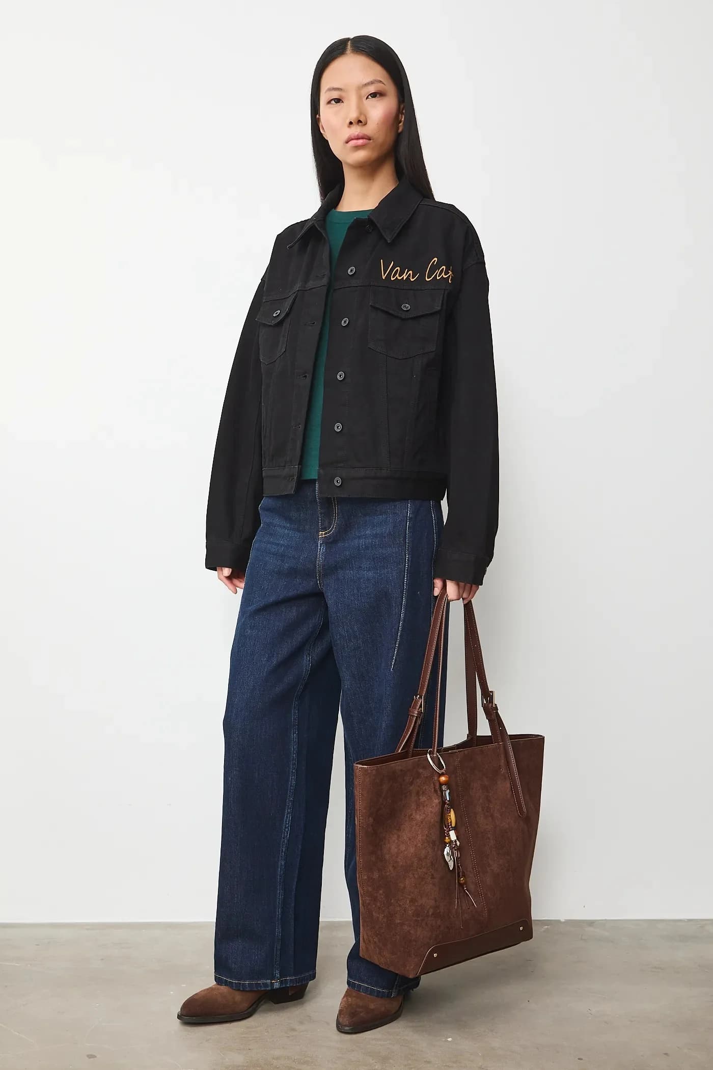 Хлопковая джинсовая куртка - фото 3