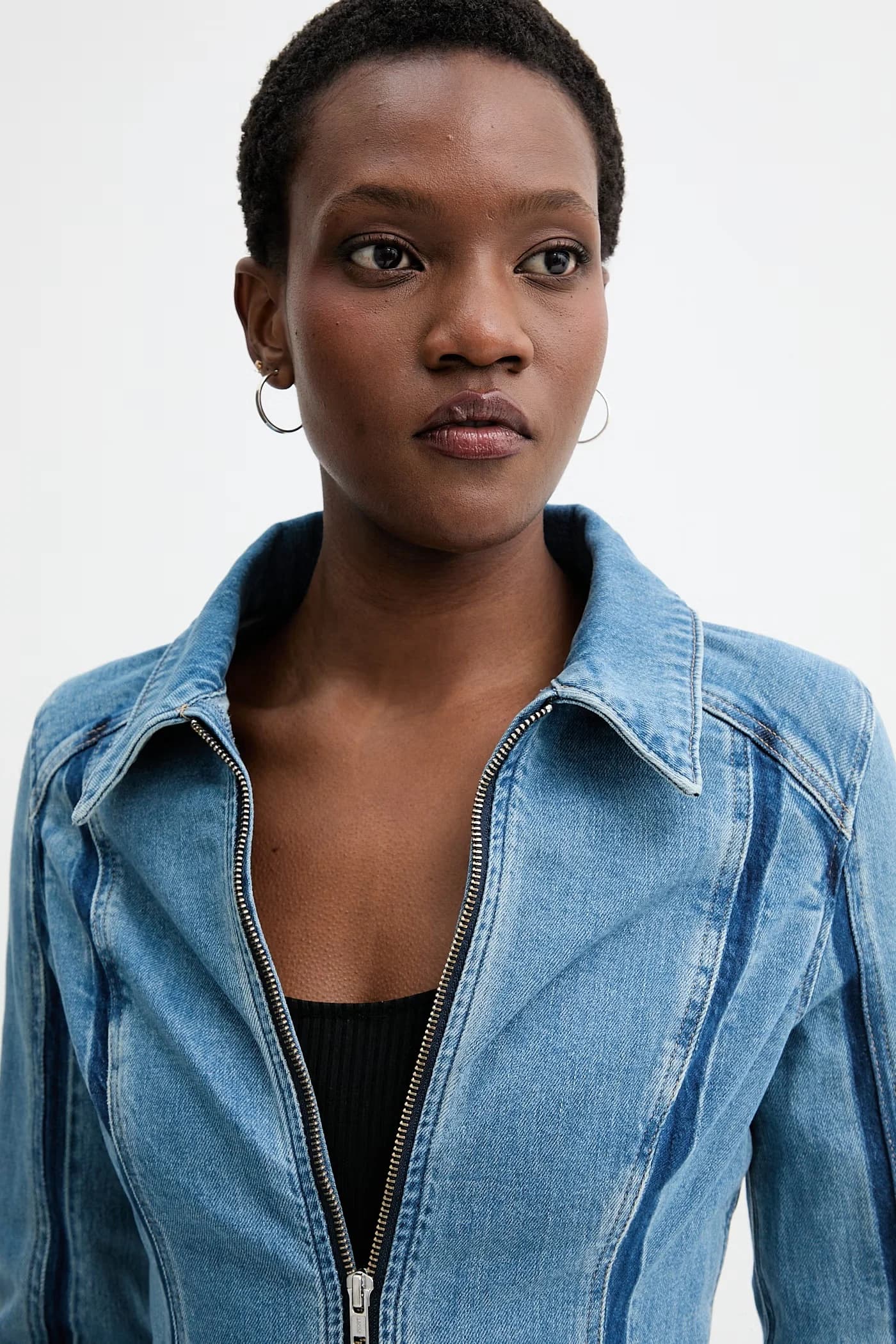 Джинсовая куртка SHADOW SEAMED SHAPED - фото 4