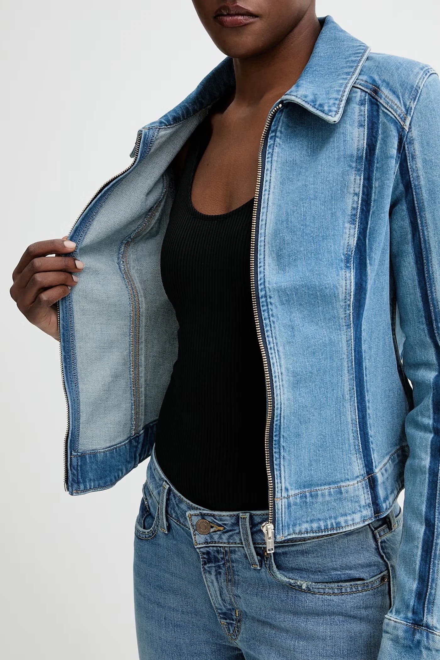 Джинсовая куртка SHADOW SEAMED SHAPED - фото 7