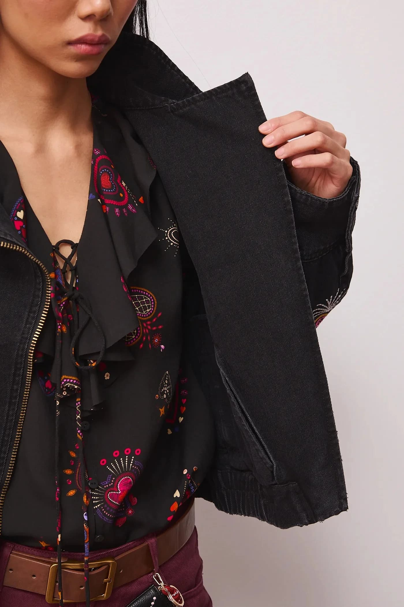 Хлопковая джинсовая куртка - фото 7