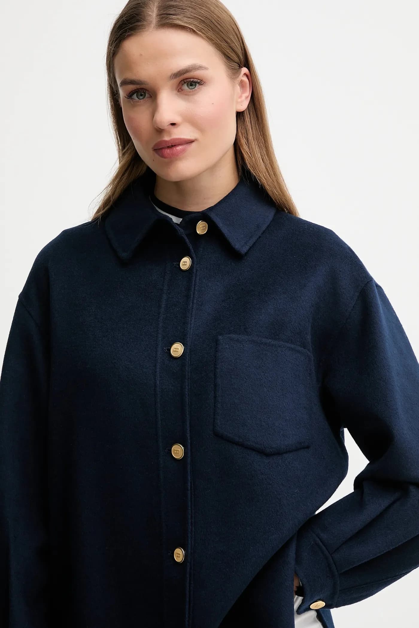 Куртка из смесовой шерсти - фото 4