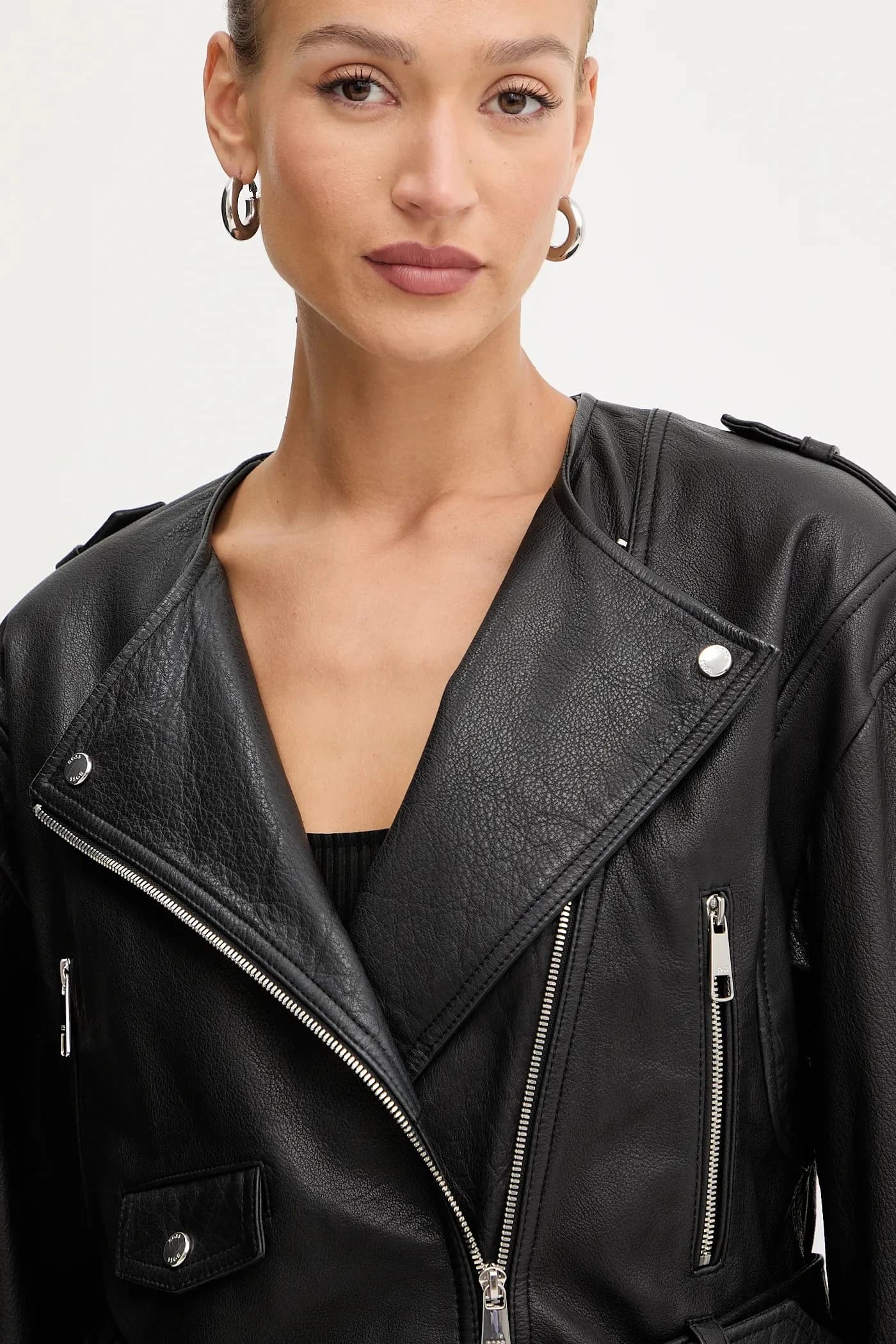 Кожаная косуха C_Sadora - фото 4