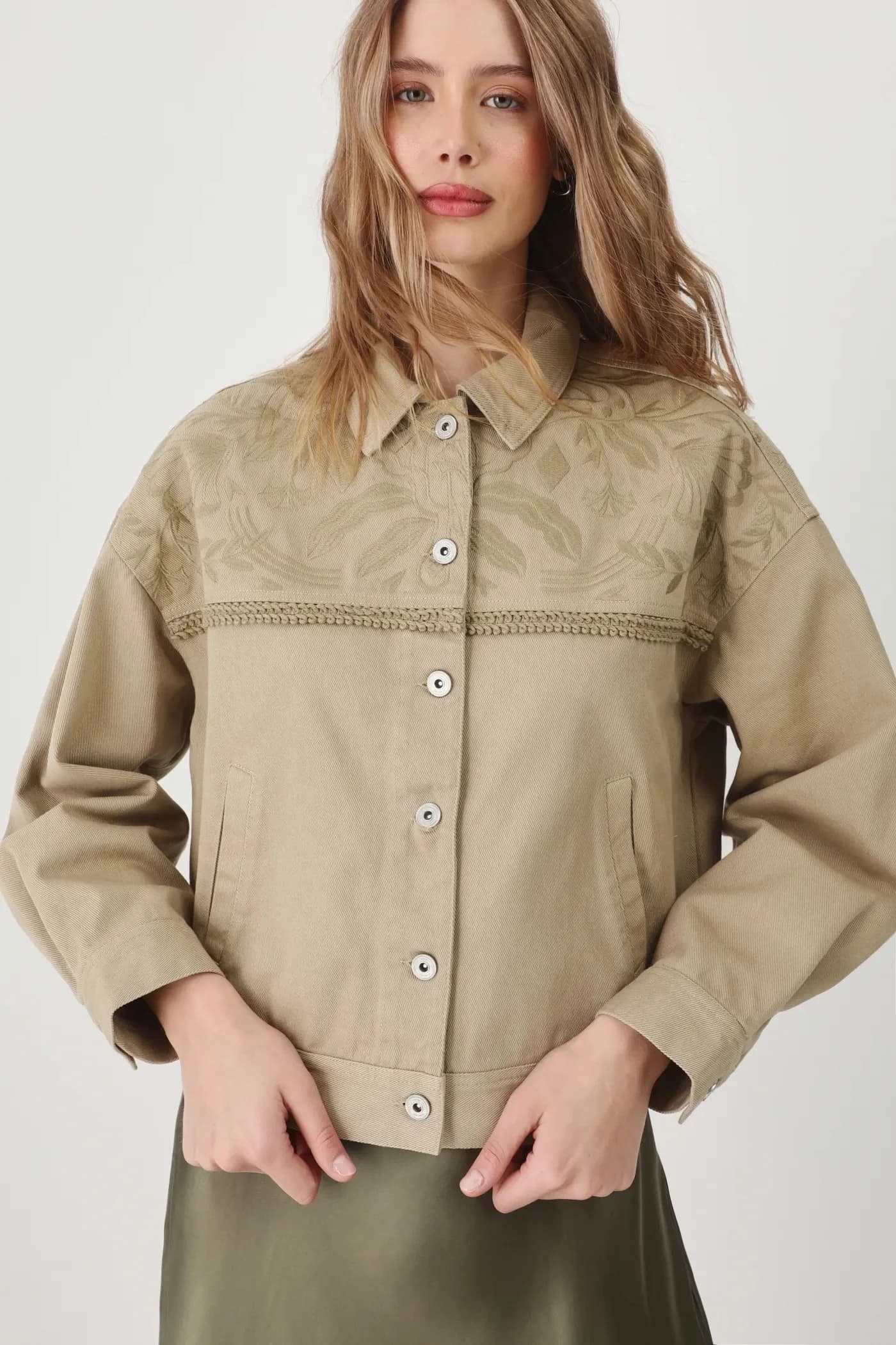 Хлопковая джинсовая куртка