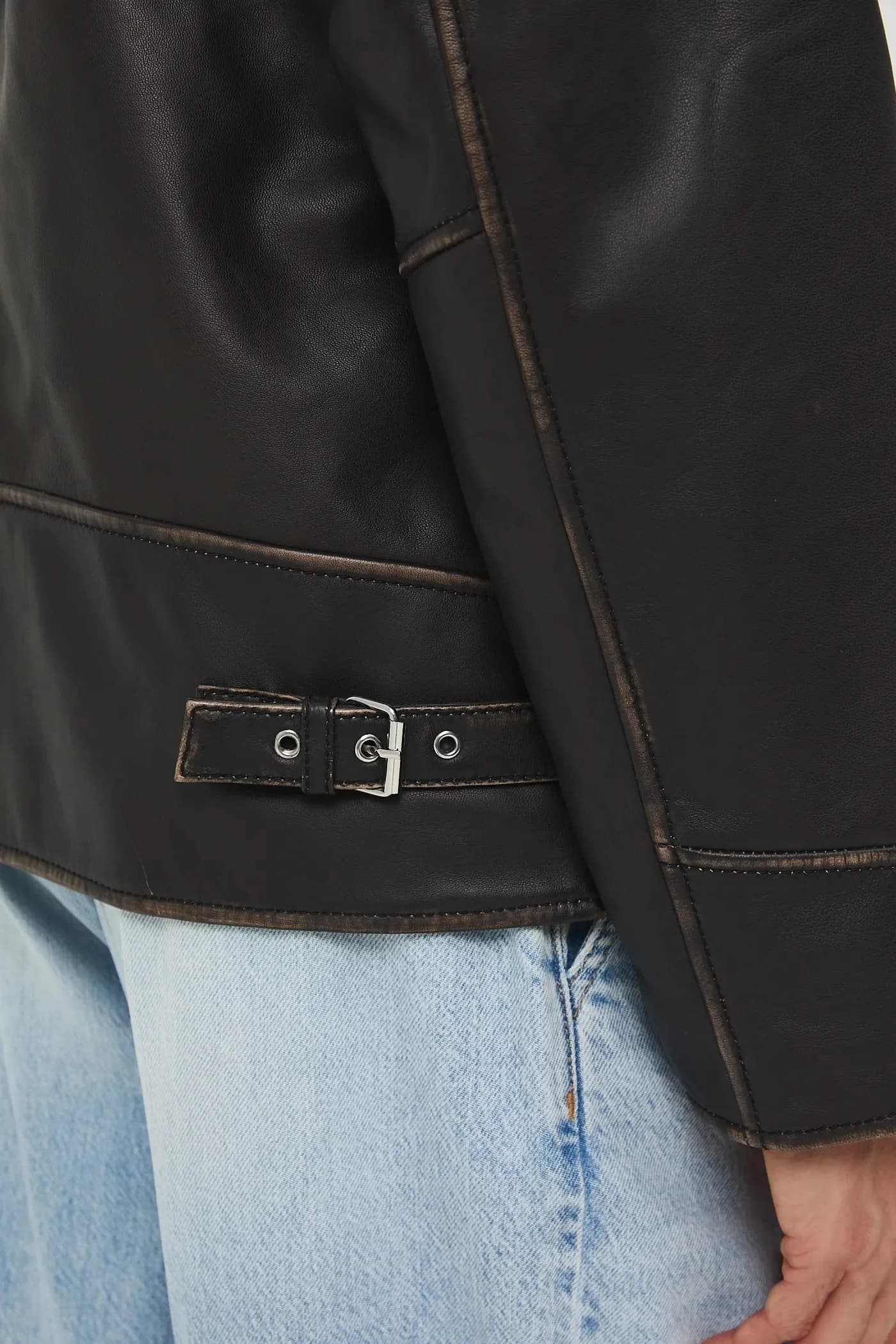 Кожаная косуха - фото 6