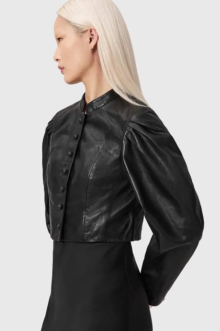 САДИЕ кожаная куртка - фото 4