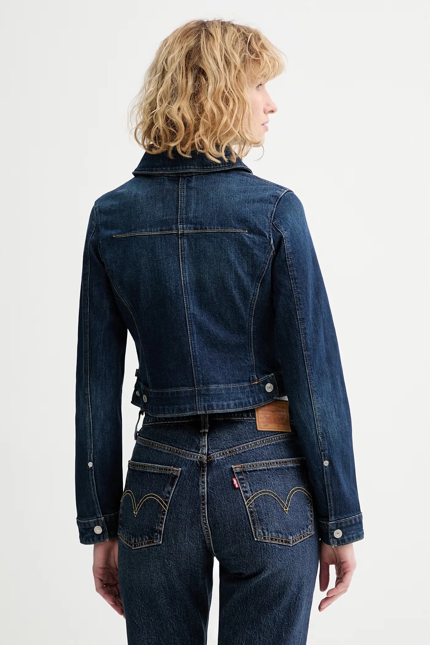 Джинсовая куртка Y2K STRETCH FITTED - фото 3