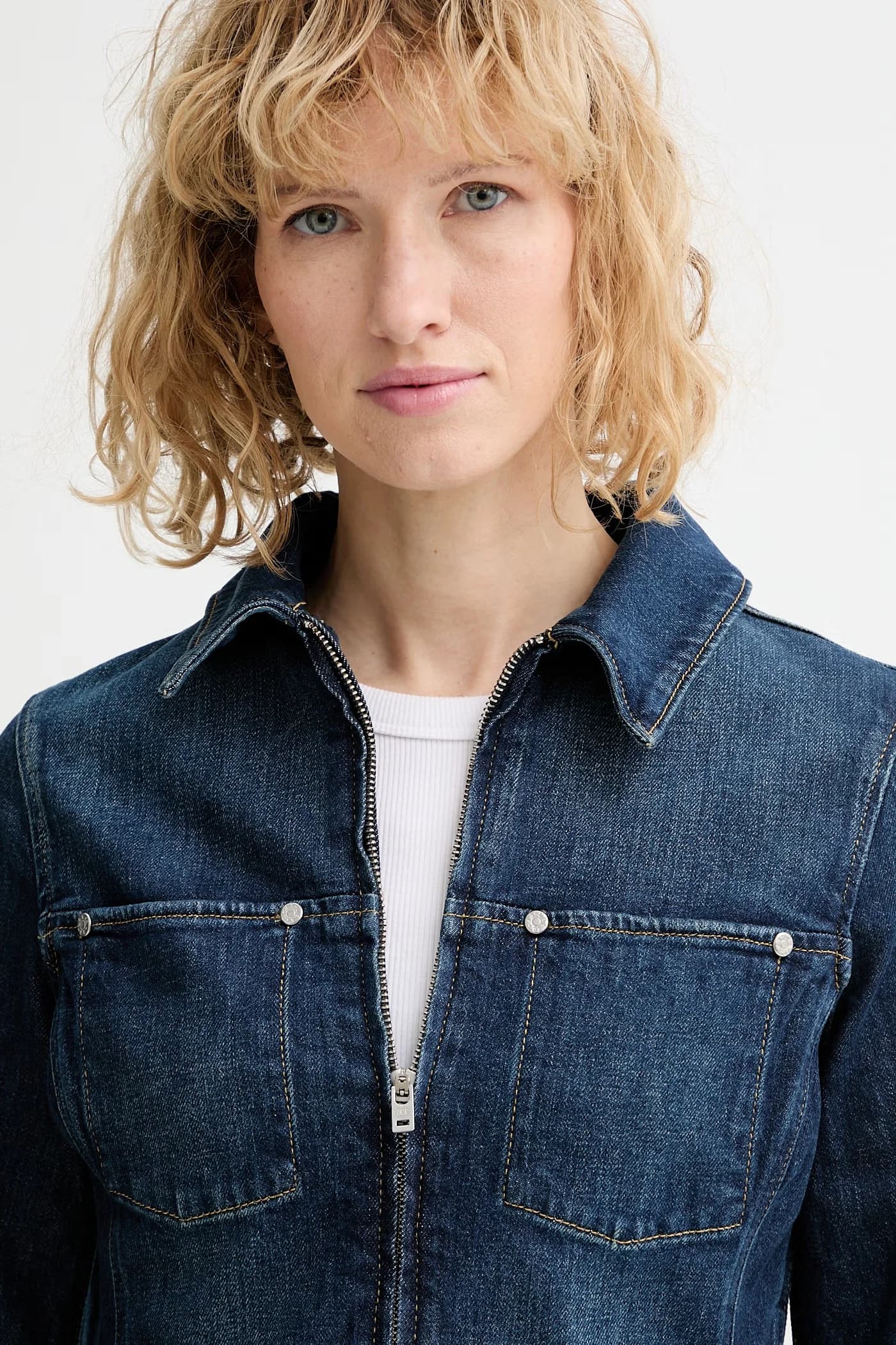 Джинсовая куртка Y2K STRETCH FITTED - фото 4