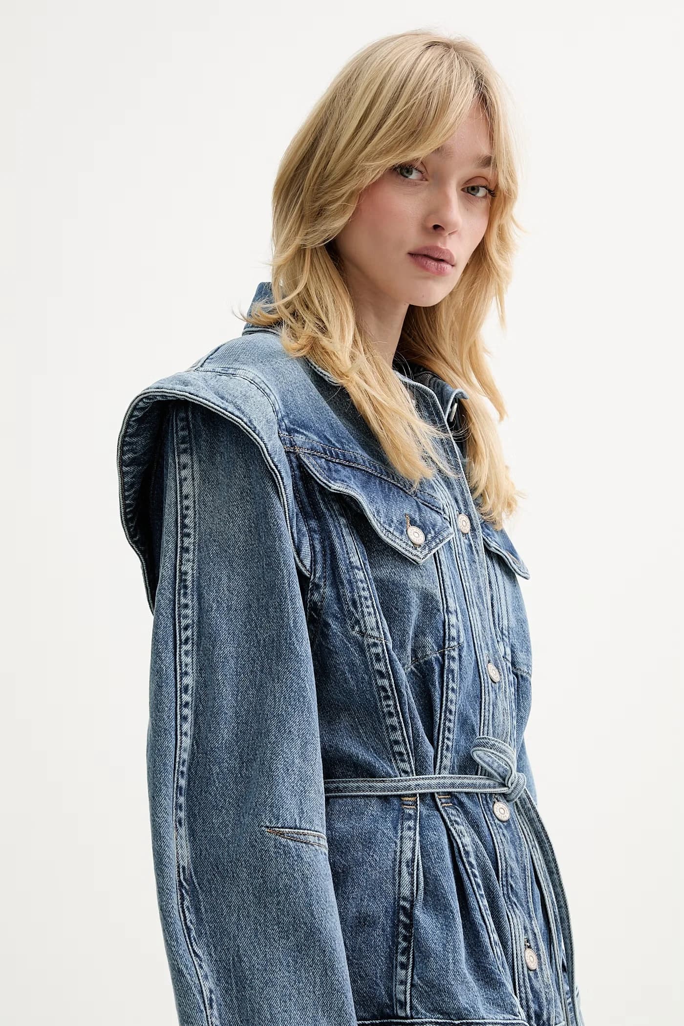 джинсовая куртка C CHINCHED JACKET - фото 4