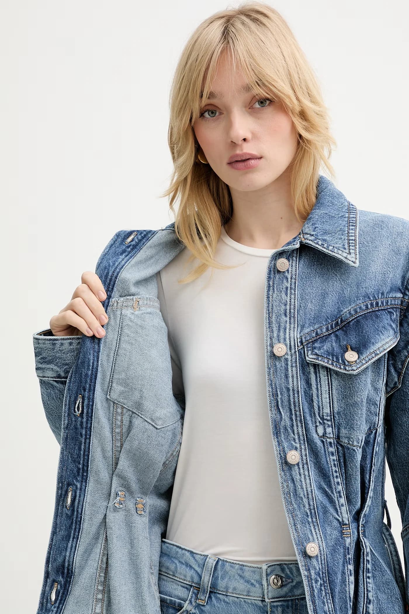 джинсовая куртка C CHINCHED JACKET - фото 6