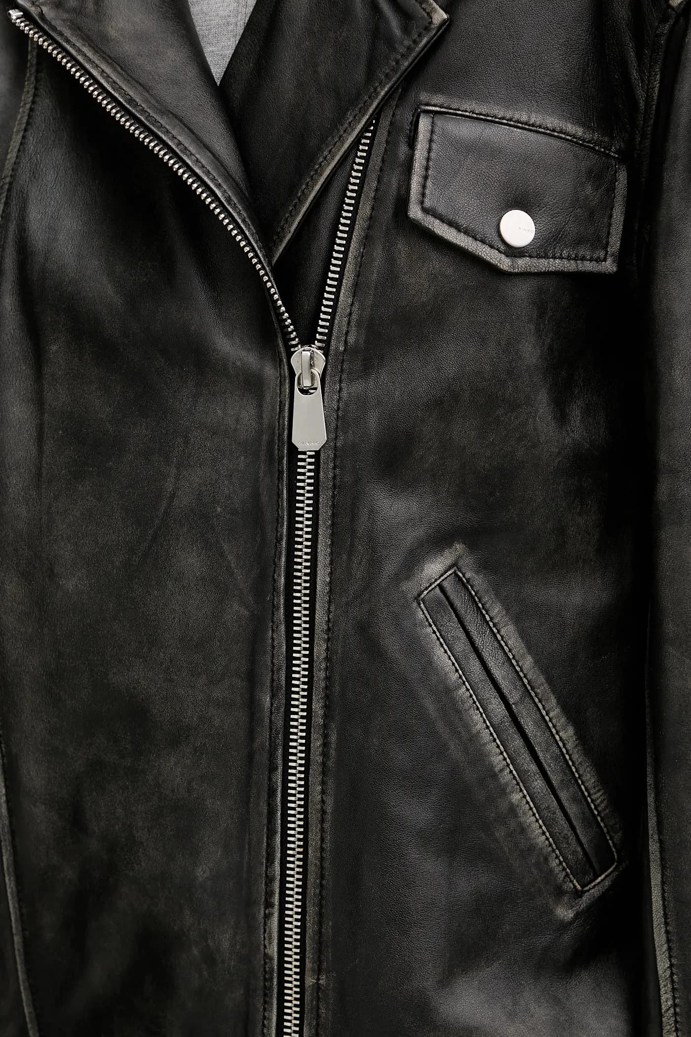 Кожаная косуха - фото 5