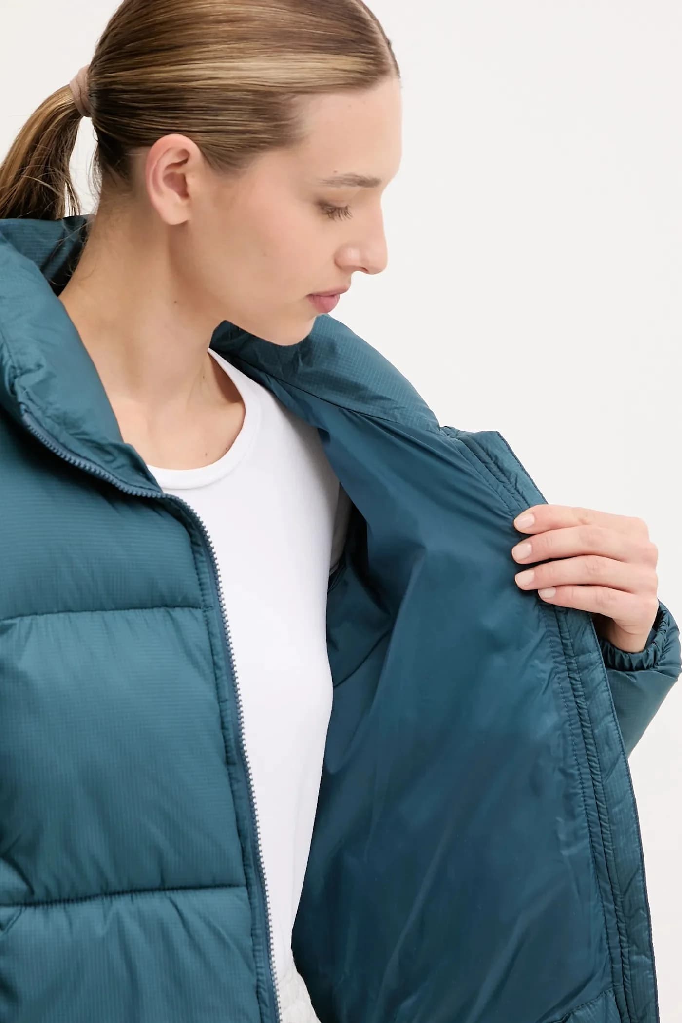 Пуховая куртка Colorblock - фото 6