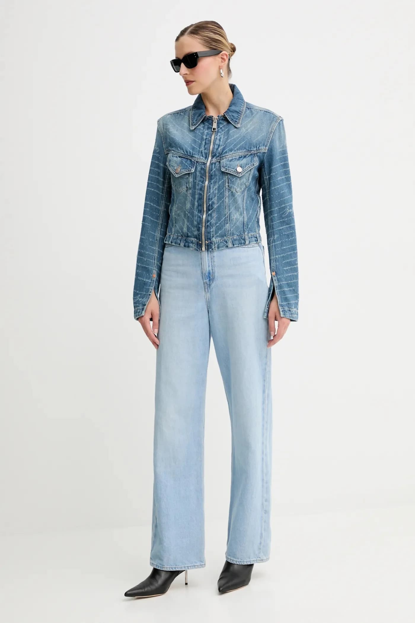 джинсовая куртка C_DNM ZP TRCK JACKET - фото 2