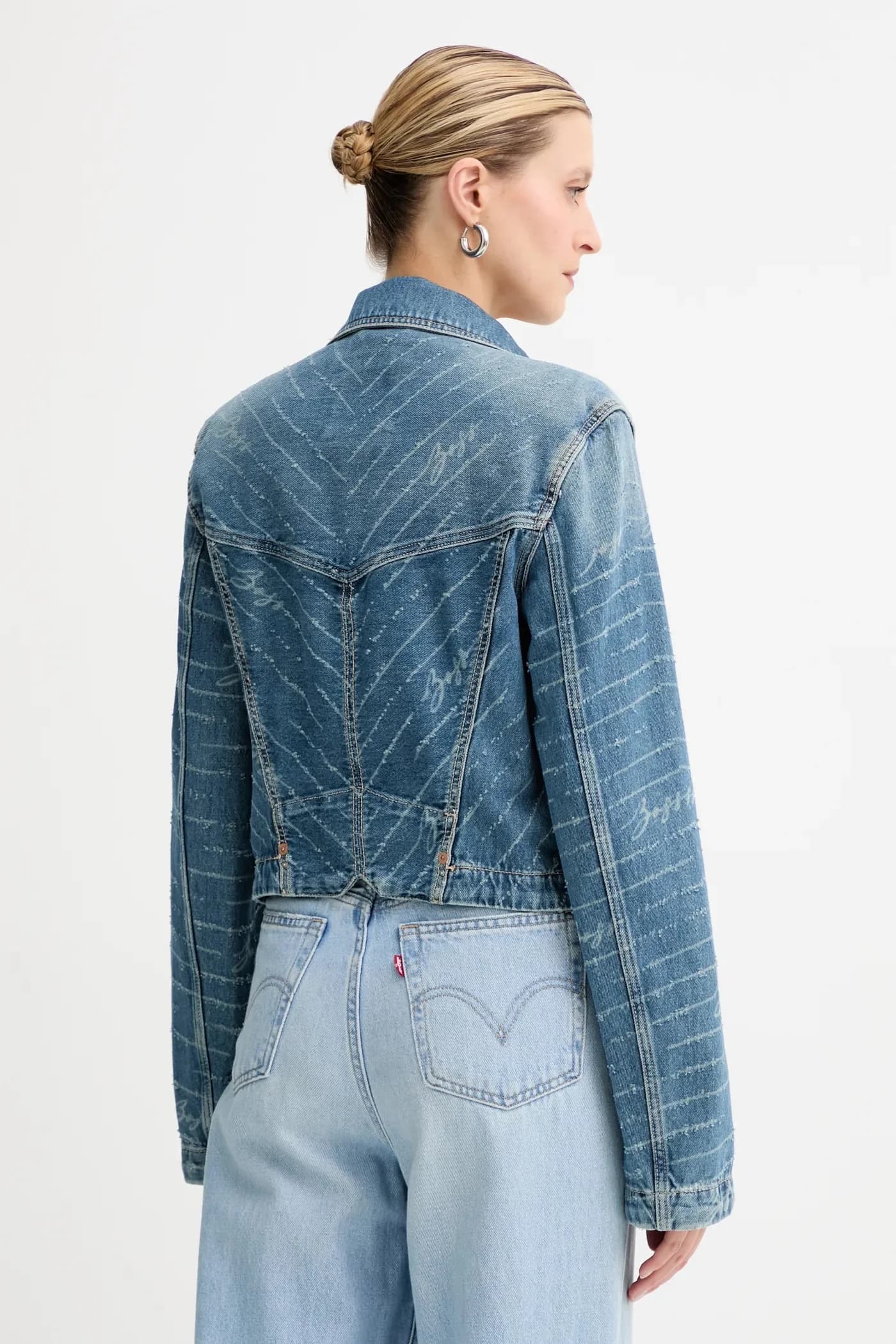 джинсовая куртка C_DNM ZP TRCK JACKET - фото 3