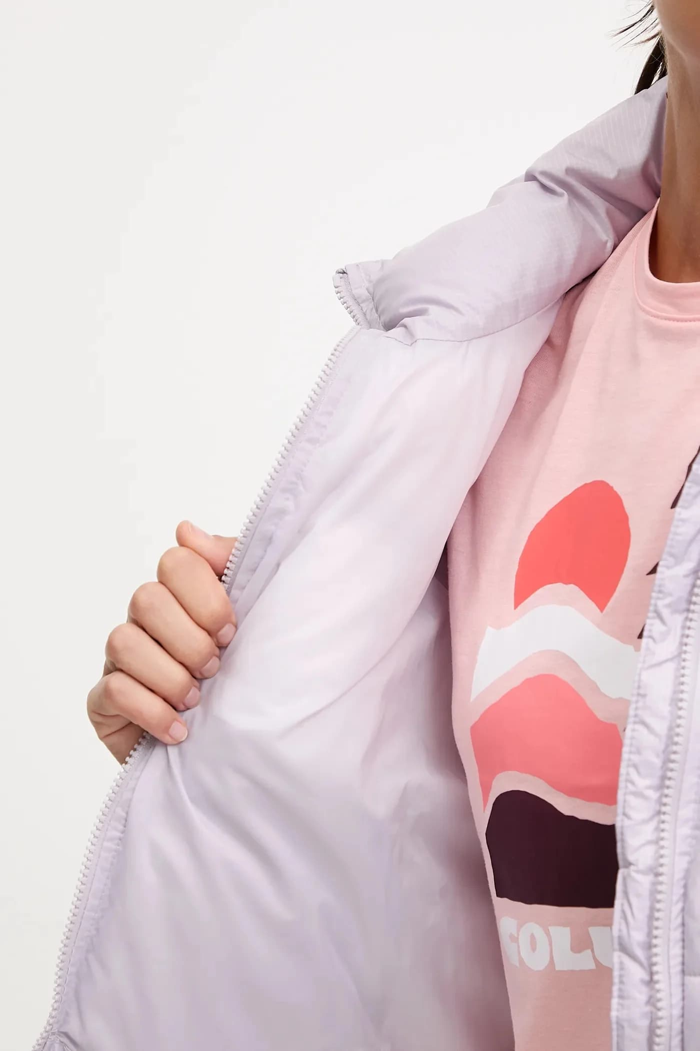 Пуховая куртка Colorblock - фото 6