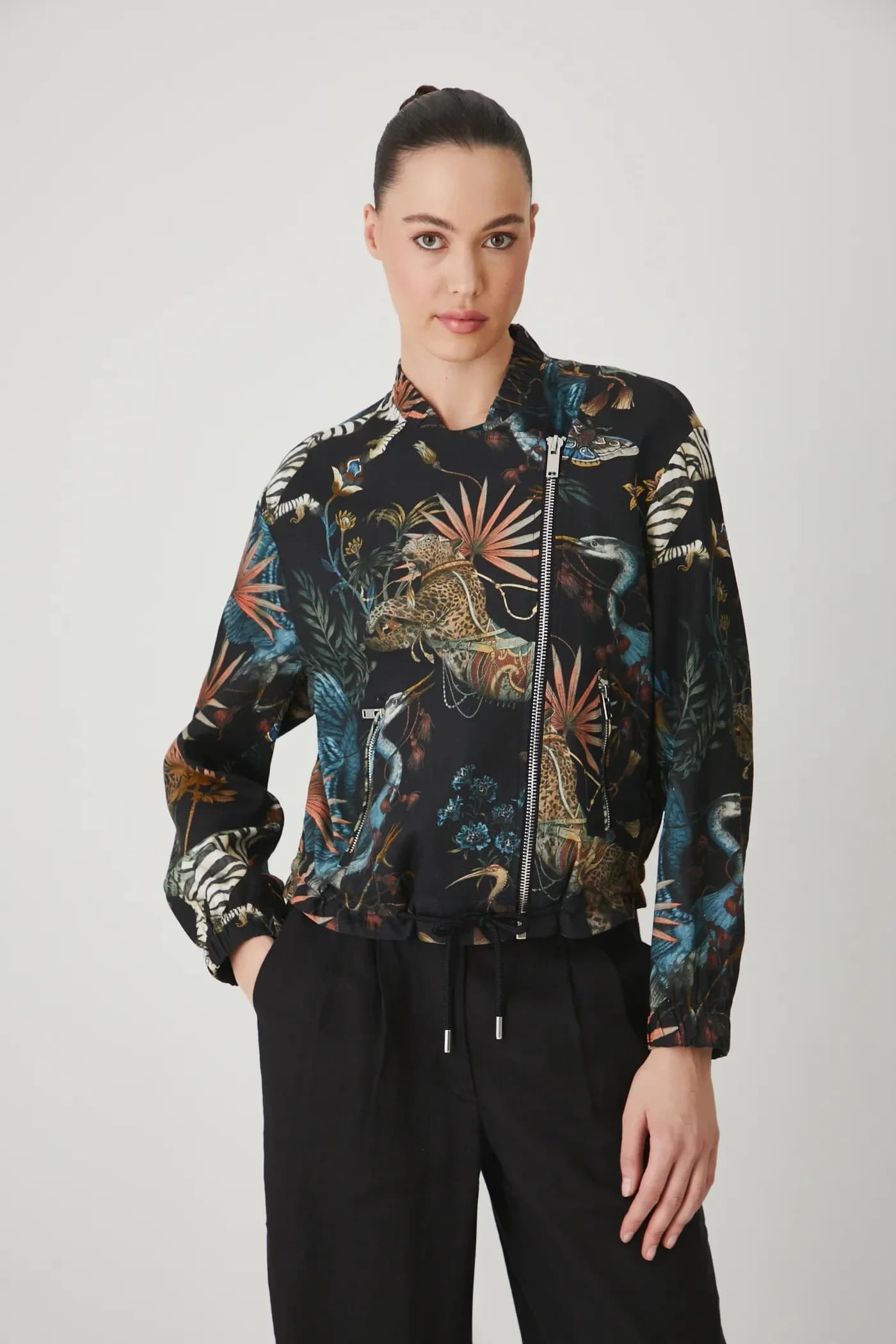 Льняной бомбер - фото 2